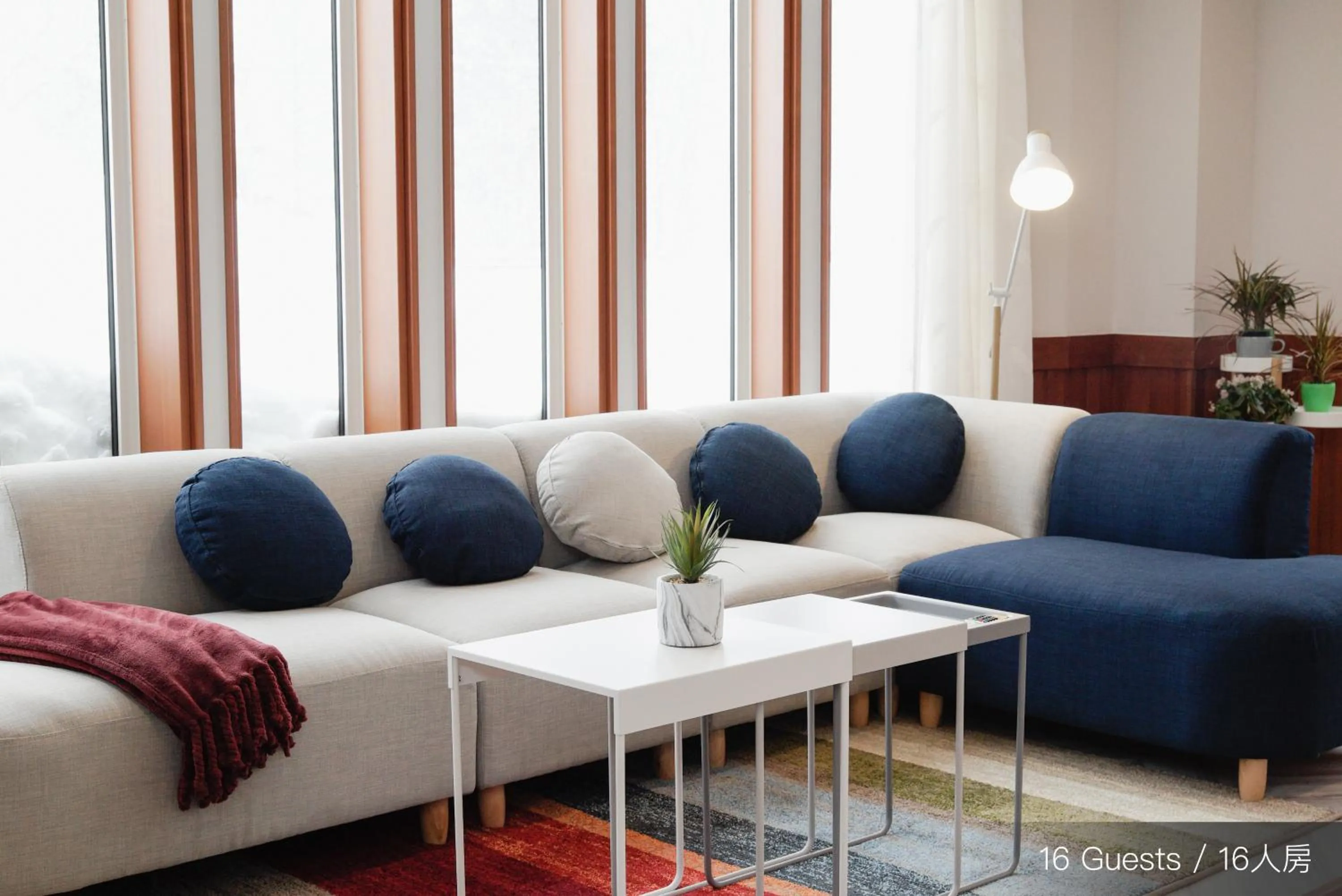 Living room in Jstyle STAY Furano