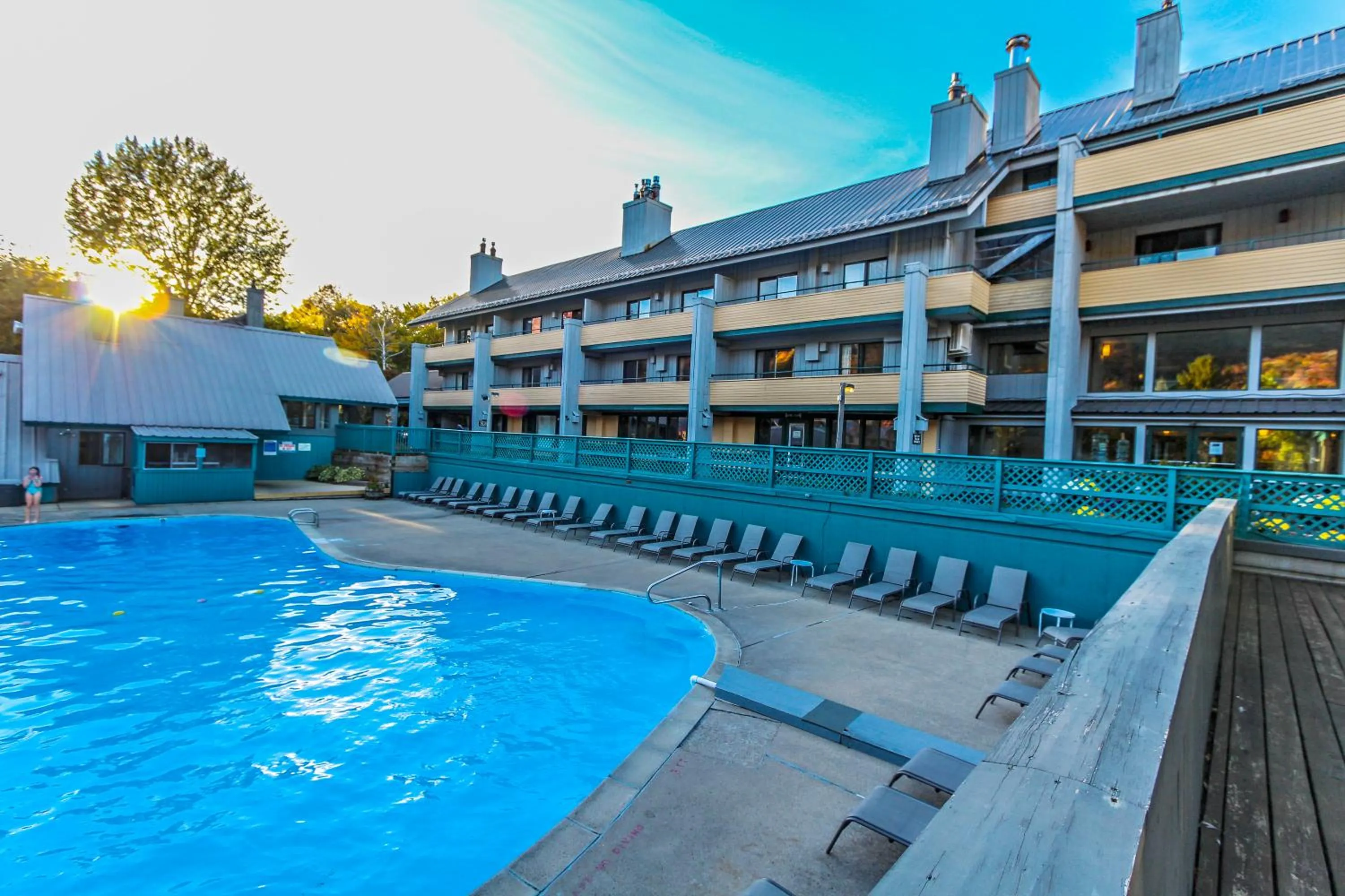 Spring in Village of Loon Mountain