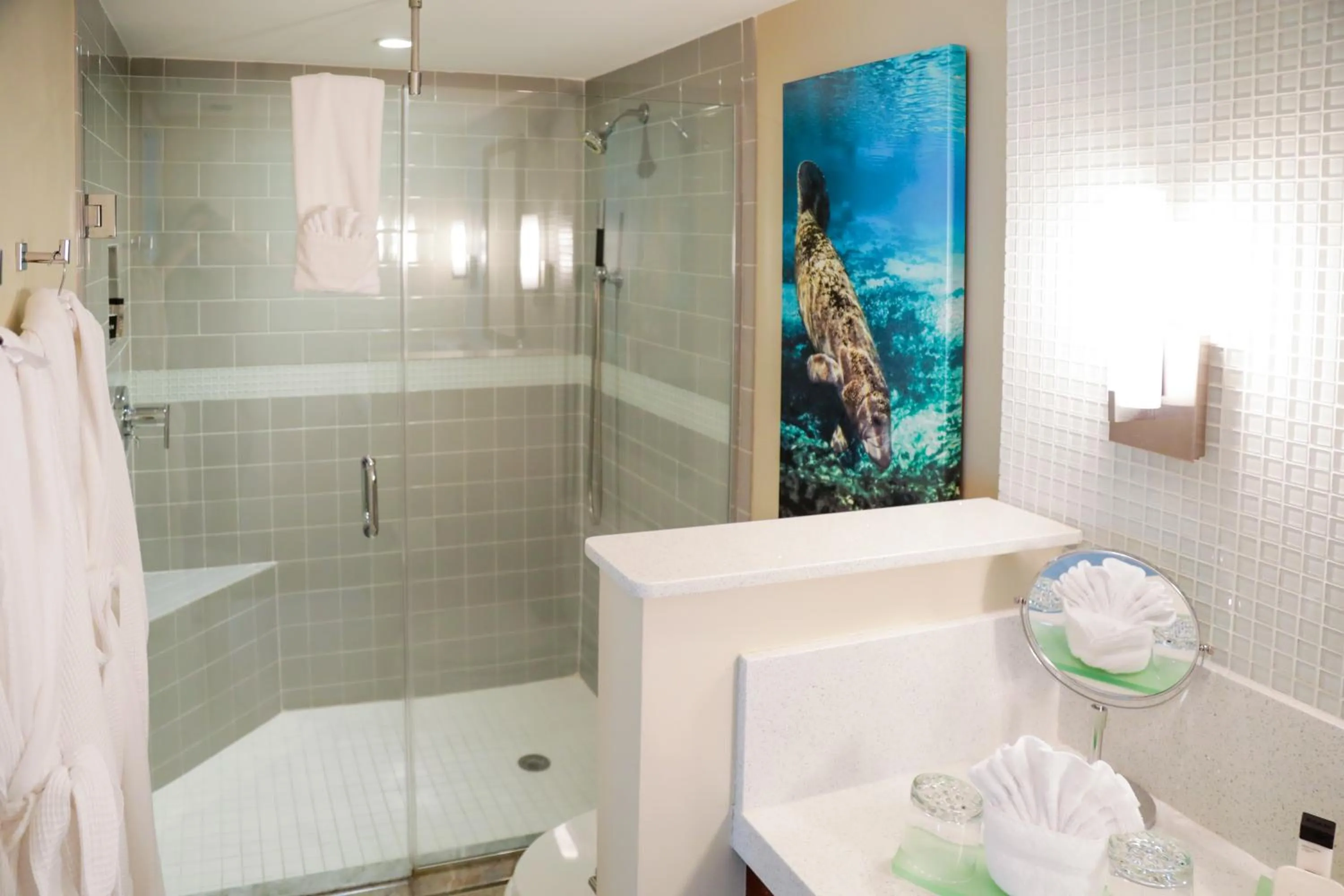 Shower in Orchid Key Inn - Adults Only