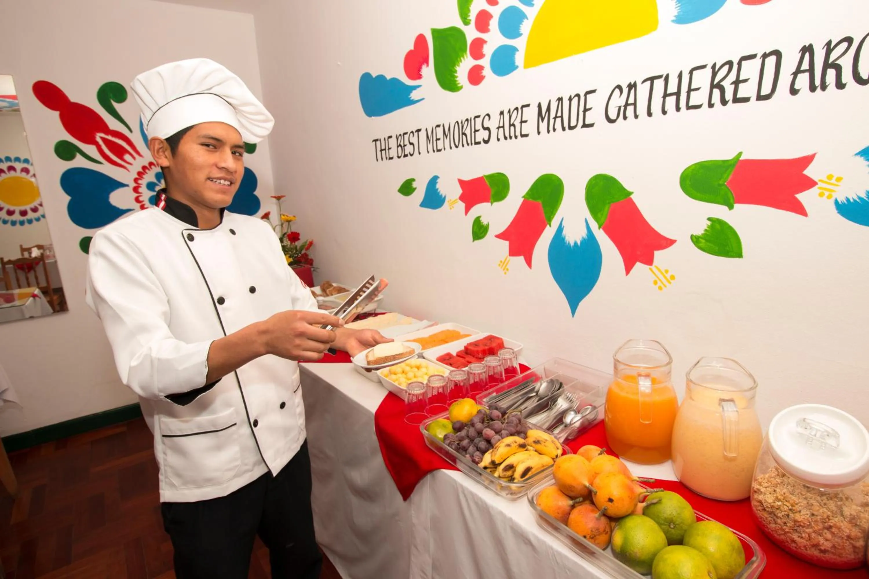 Staff in Cusco Plaza Nazarenas