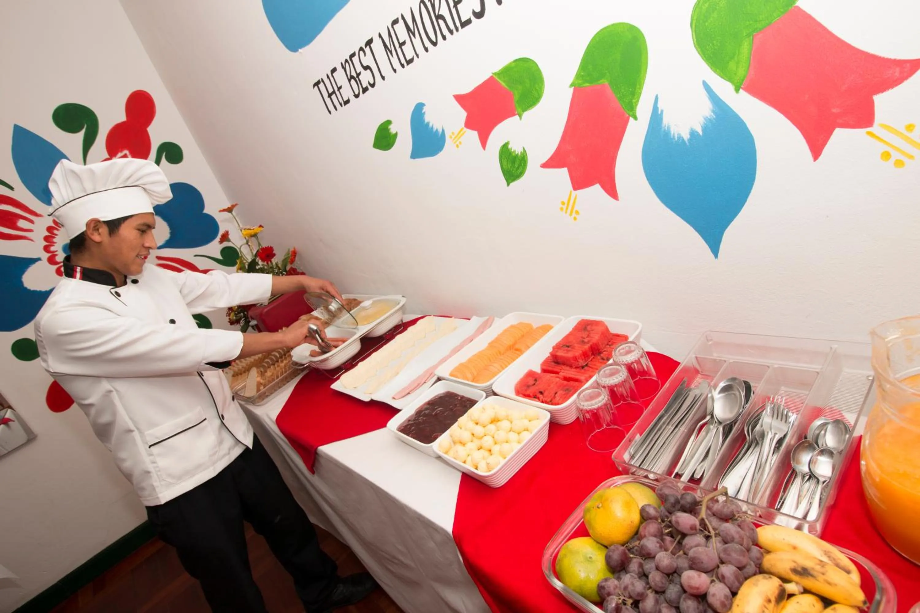 Staff in Cusco Plaza Nazarenas