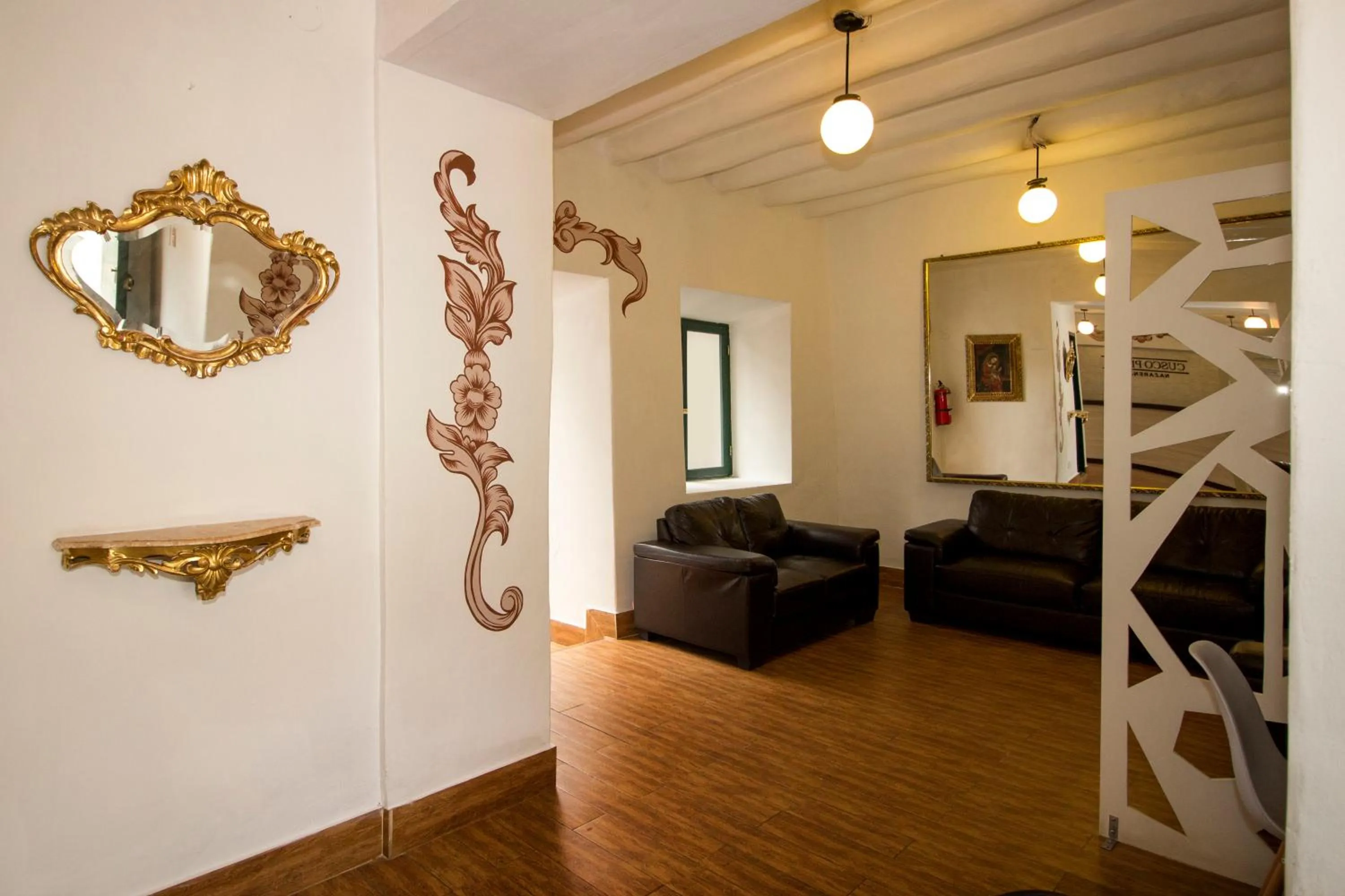 Living room in Cusco Plaza Nazarenas