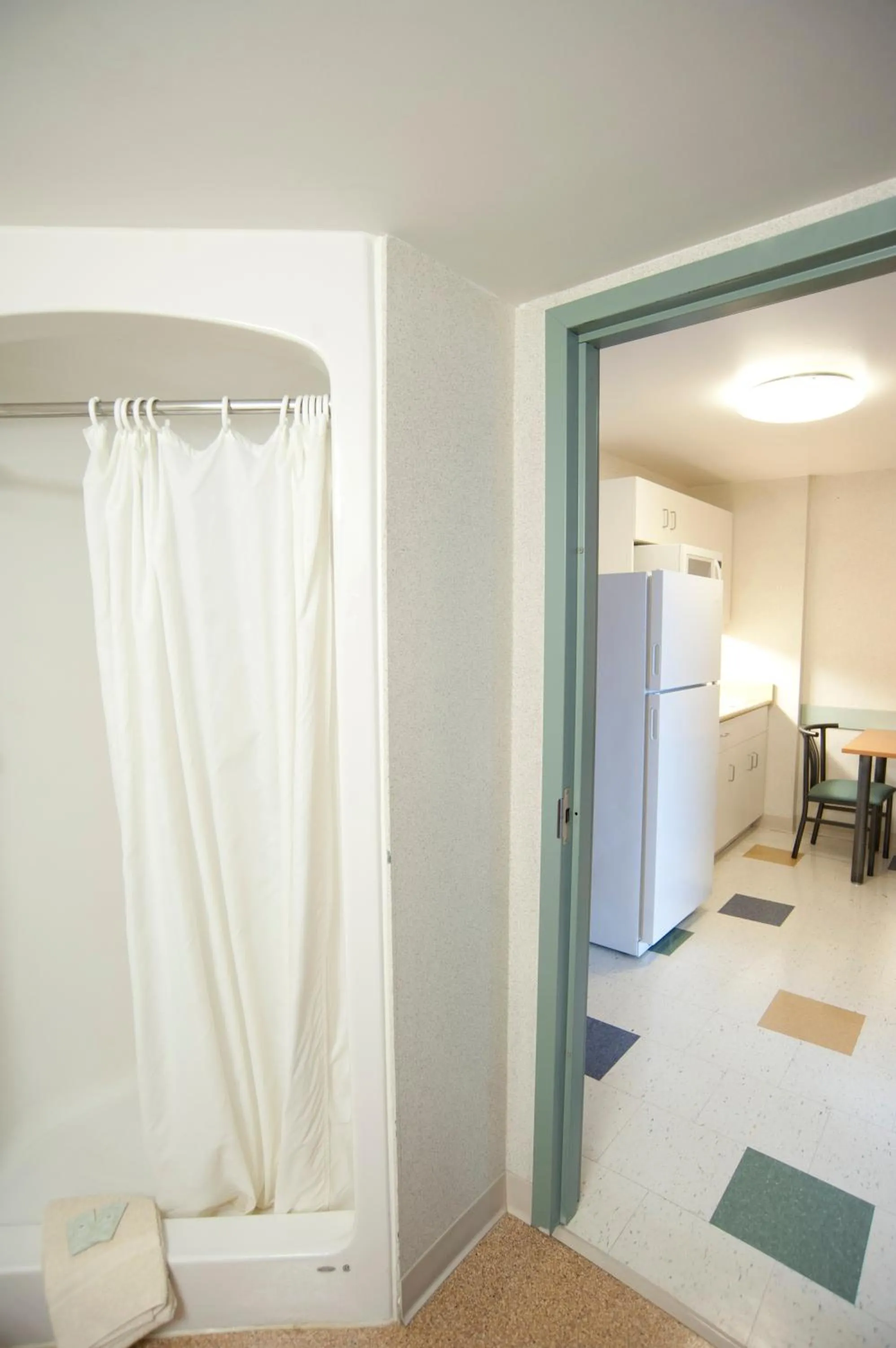 Bathroom in Residence & Conference Centre- Barrie