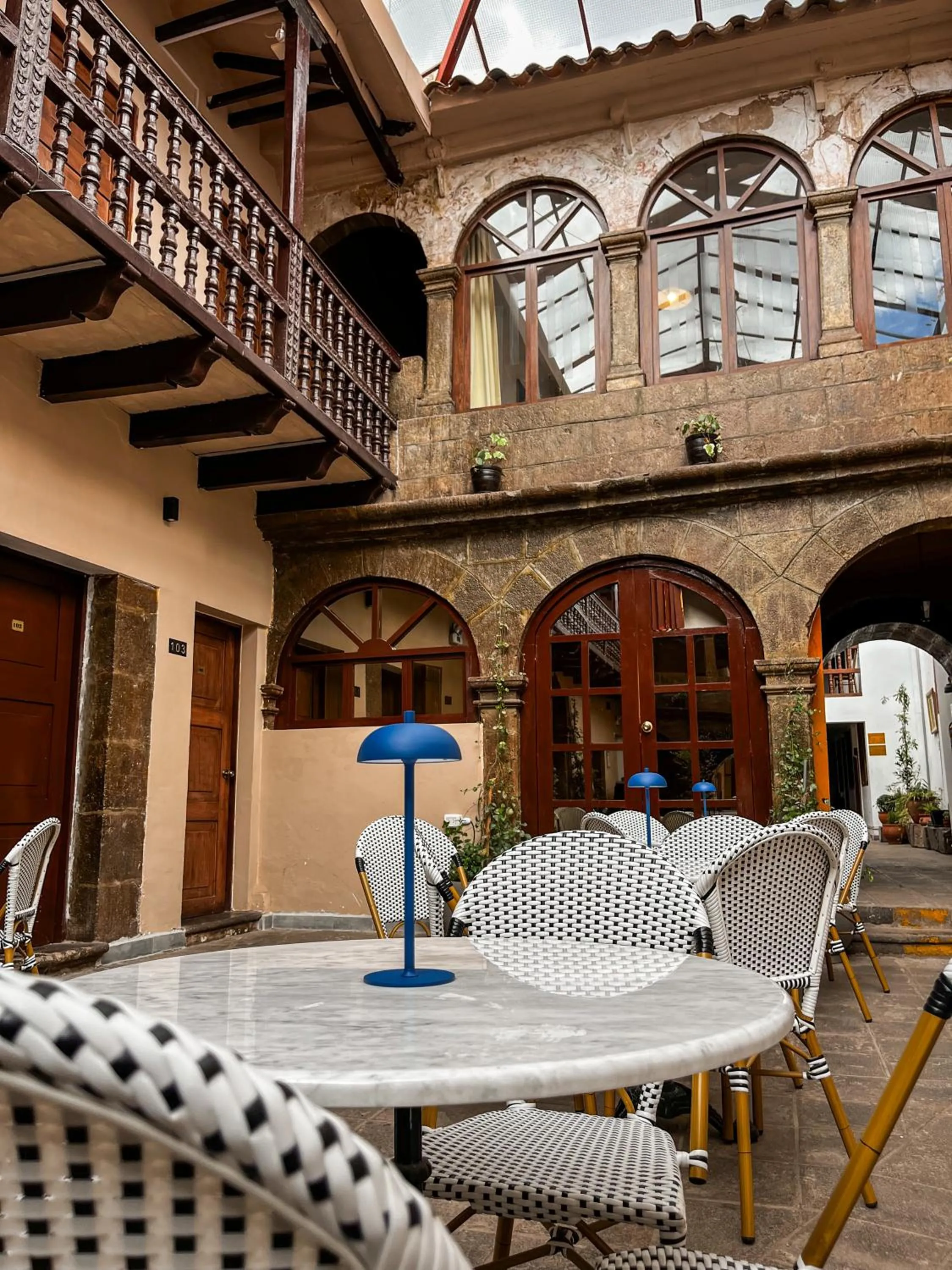 Patio in Hotel Cusco Plaza Saphi