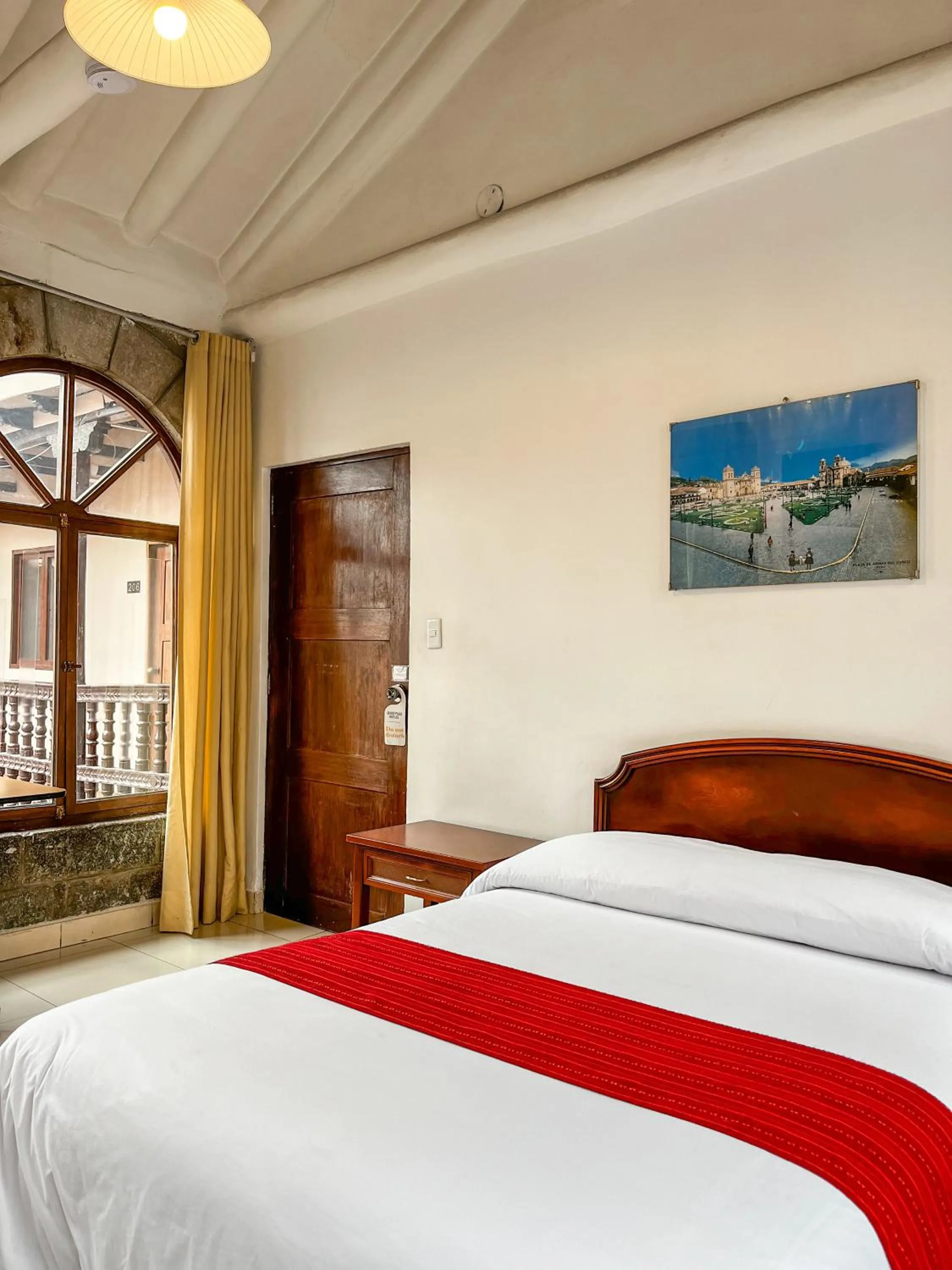 Bed in Hotel Cusco Plaza Saphi