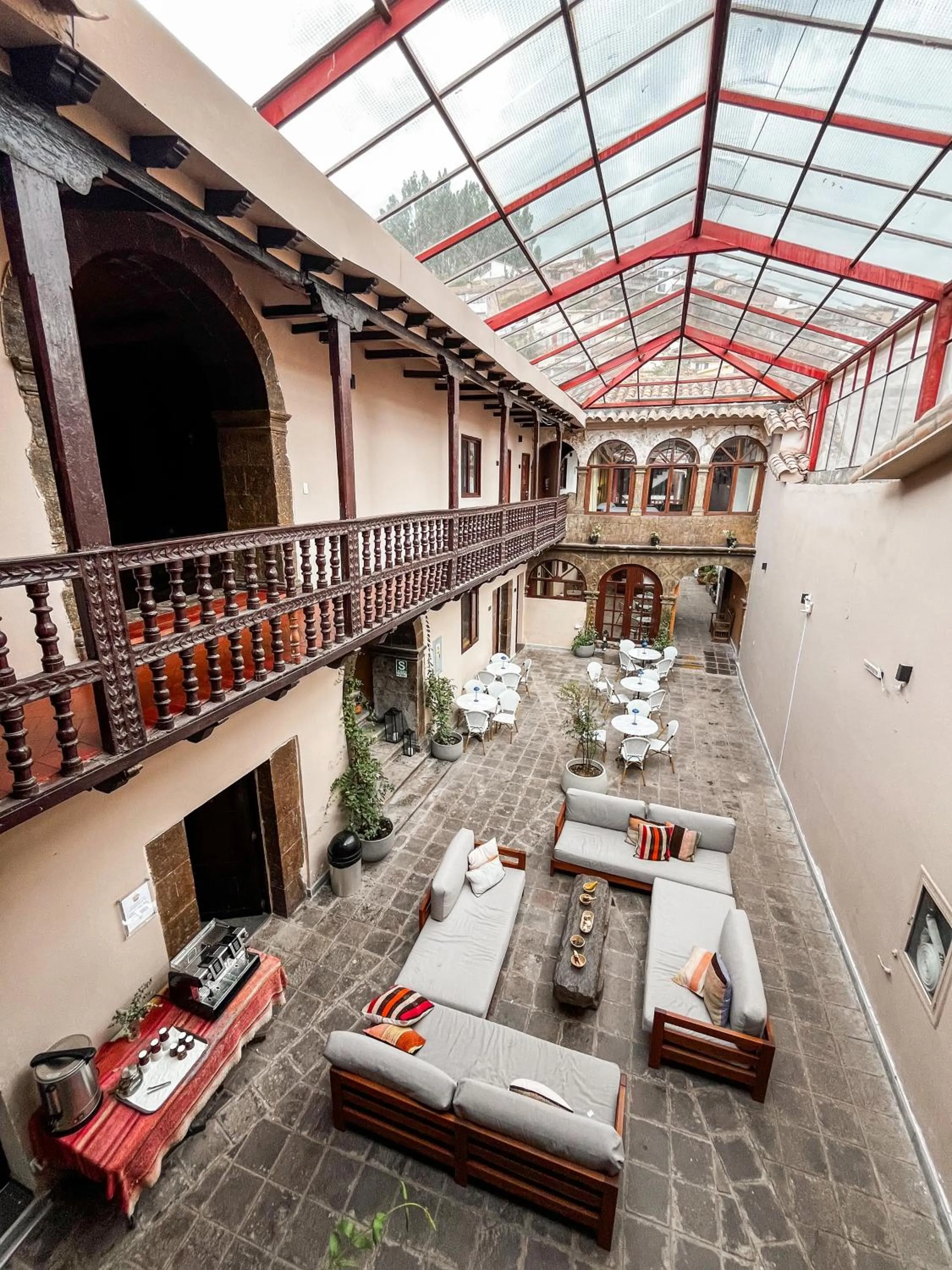 Patio in Hotel Cusco Plaza Saphi
