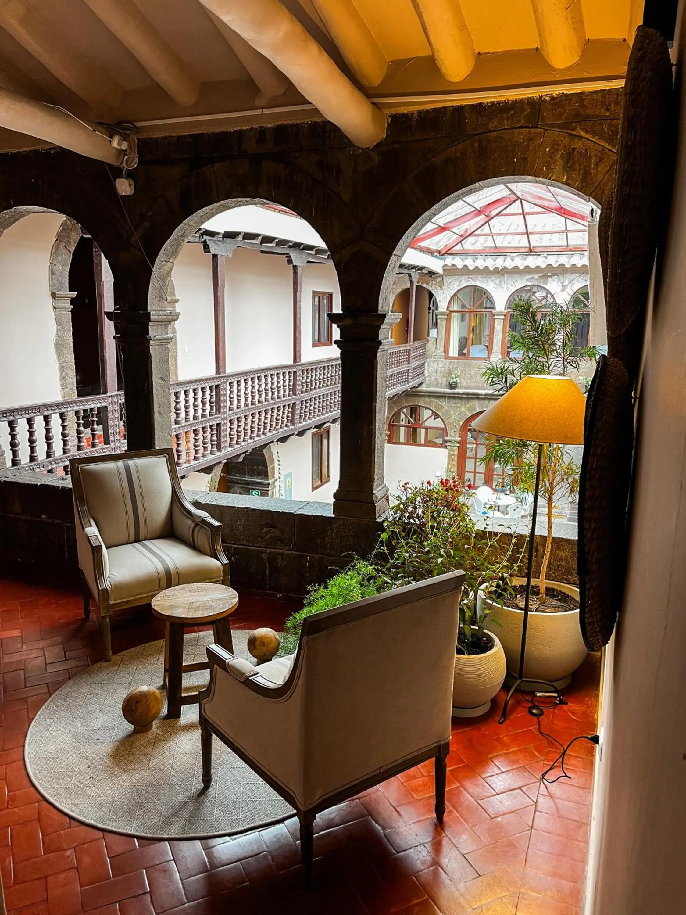 Living room in Hotel Cusco Plaza Saphi