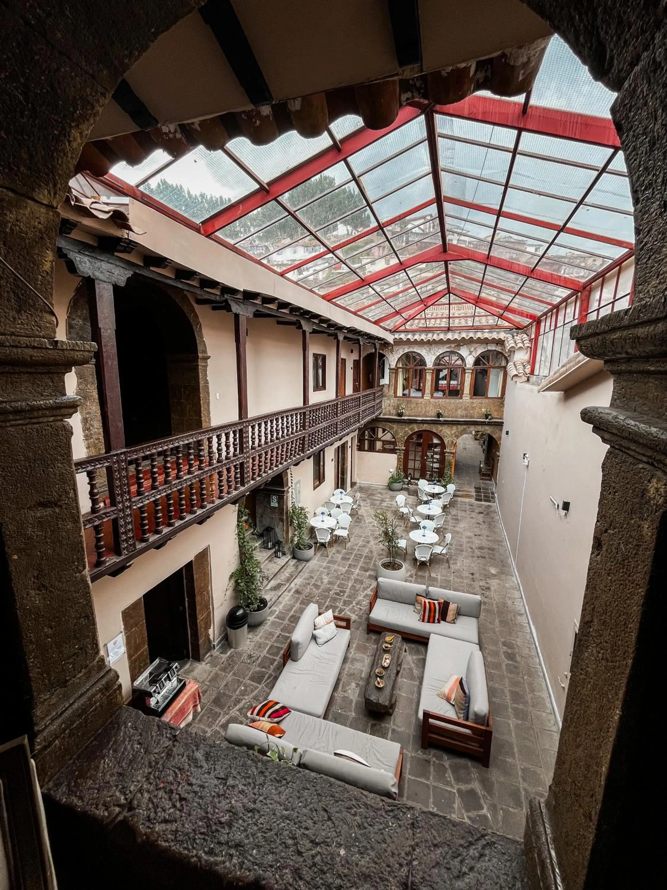 Balcony/Terrace in Hotel Cusco Plaza Saphi
