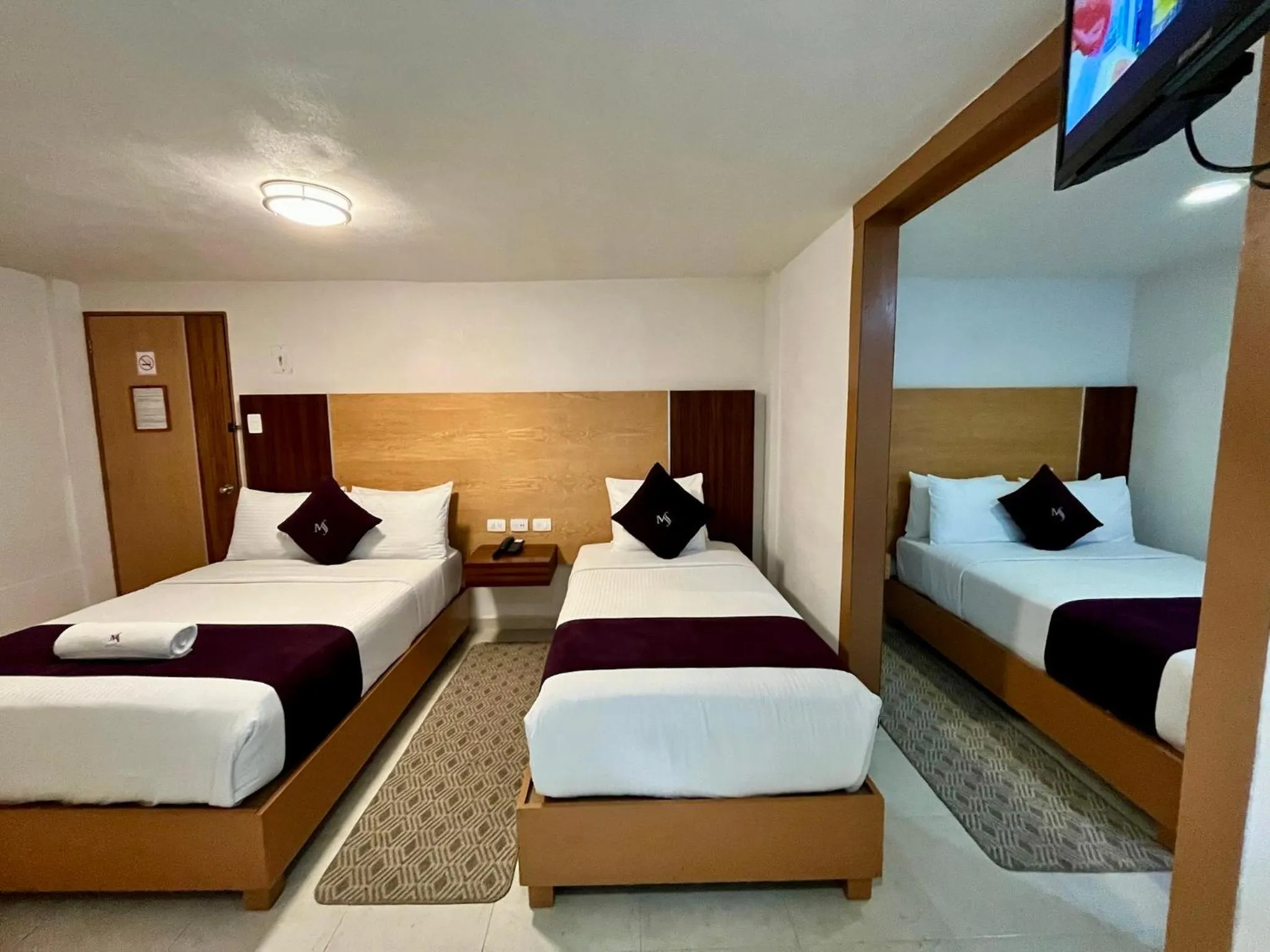 Bed in Hotel Posada Maria Sofia