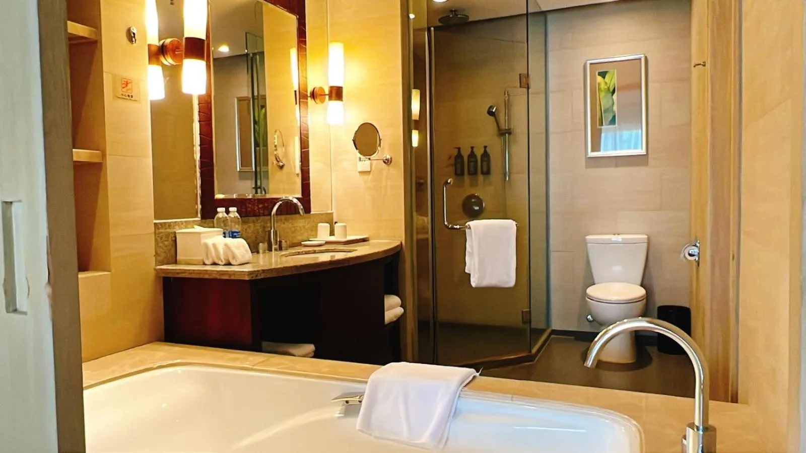 Shower in Sheraton Huizhou Beach Resort