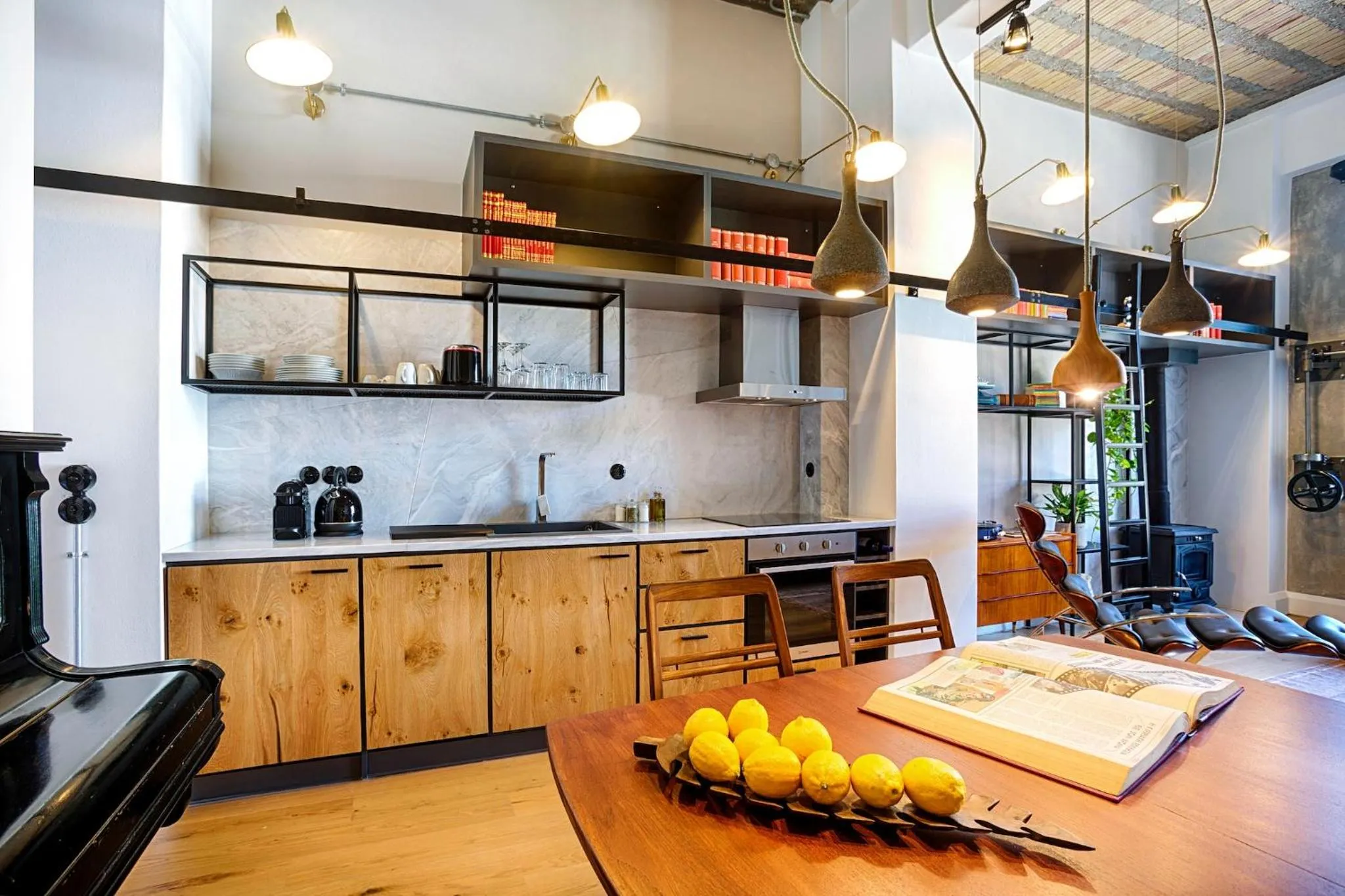 Kitchen or kitchenette in The Foundry Suites