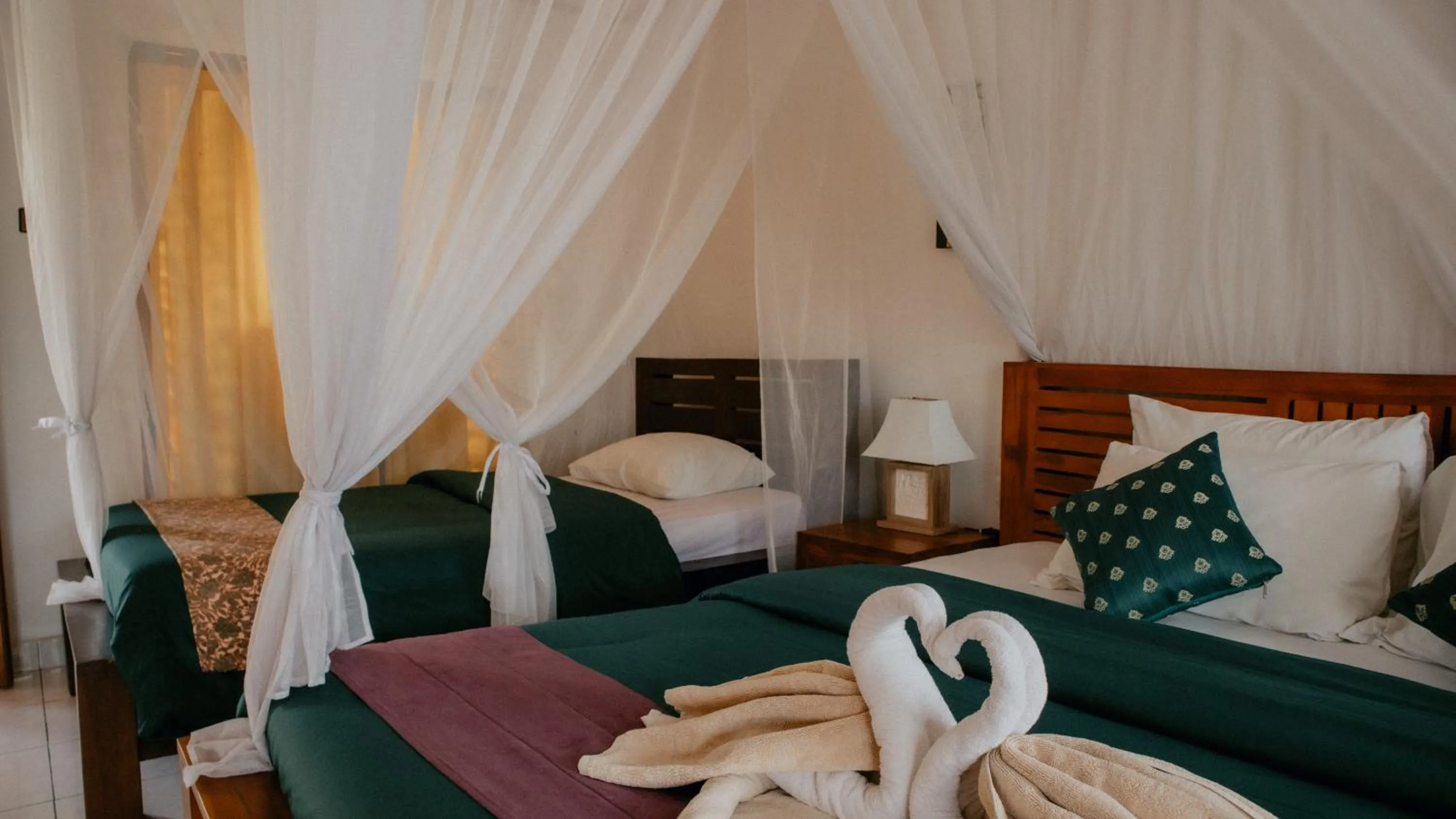 Bed in Puri Sunny Munduk , North Bali