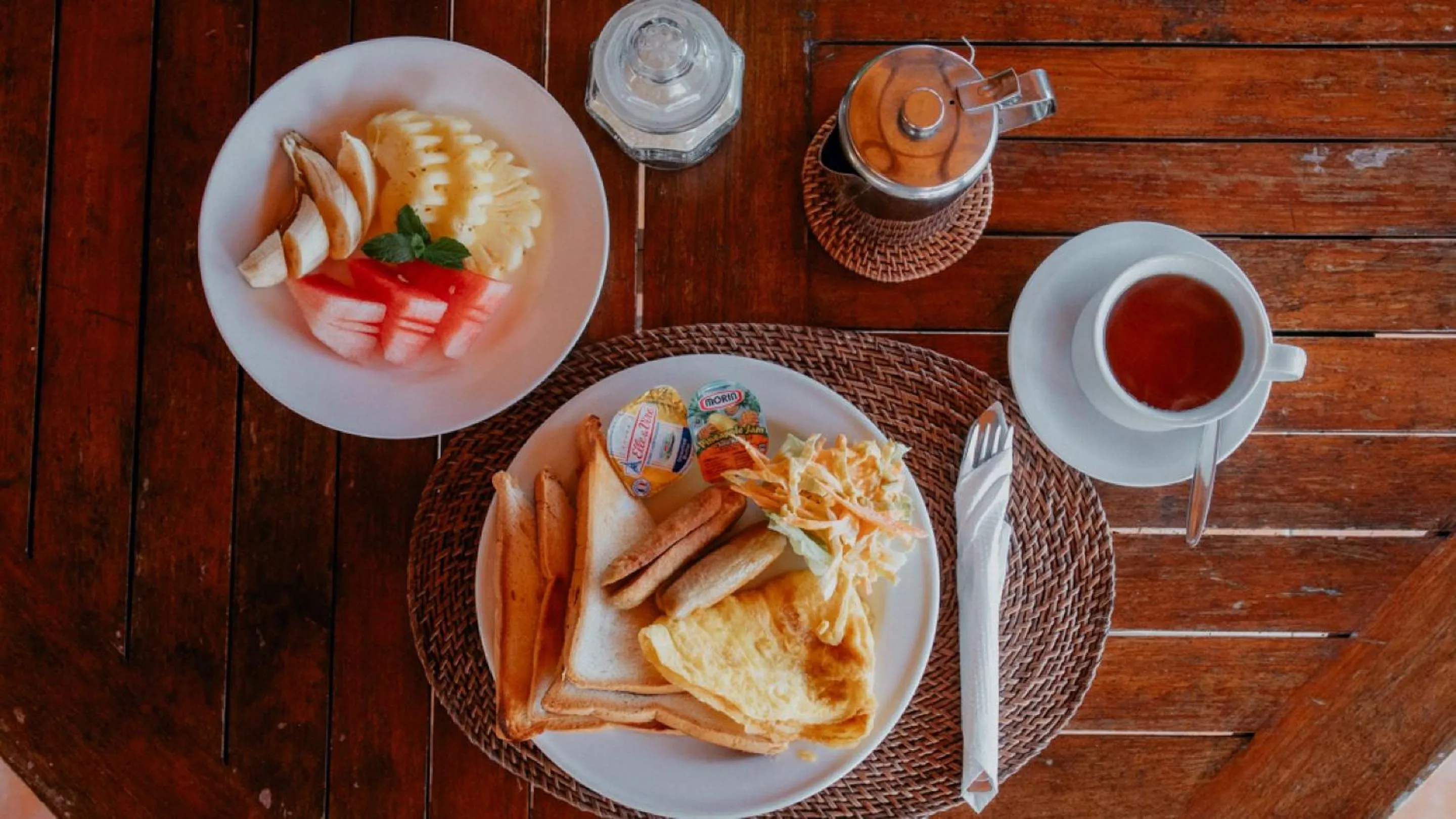 Breakfast in Puri Sunny Munduk , North Bali