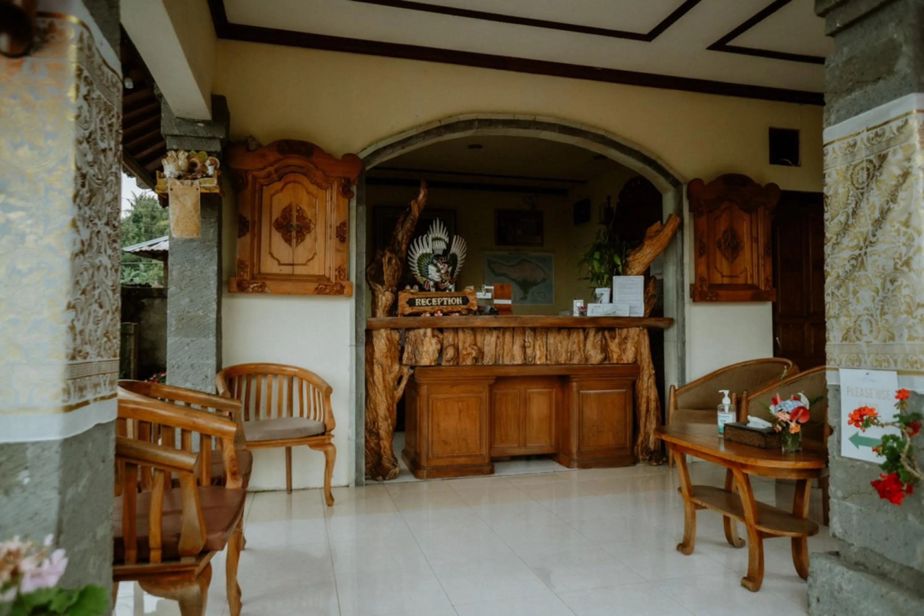 Lobby or reception in Puri Sunny Munduk , North Bali