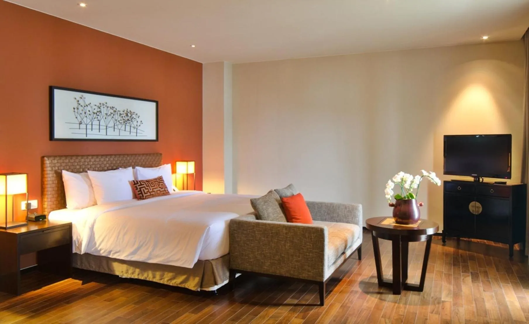 Photo of the whole room, TV/Entertainment Center in Phuket Panwa Beachfront Resort