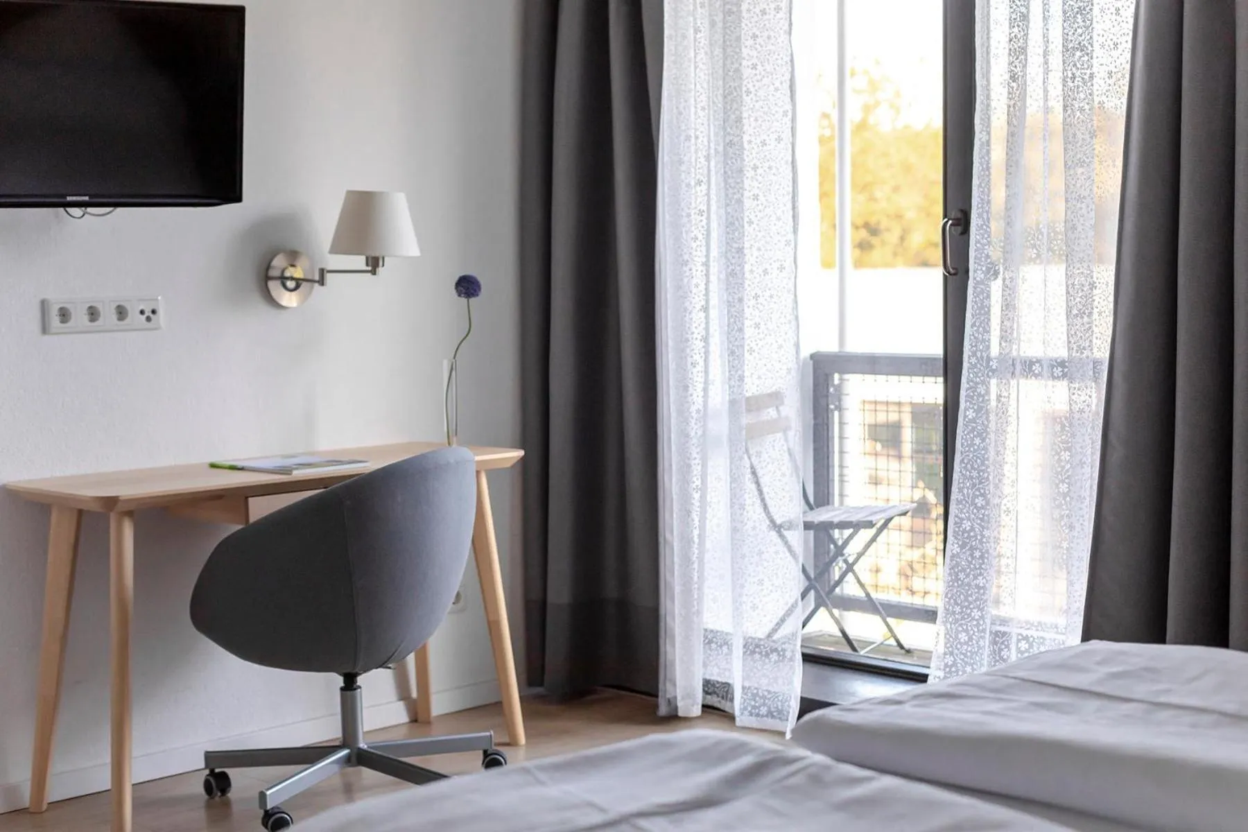 Decorative detail, Bed in Bildungs- und Tagungshaus Haus Neuland