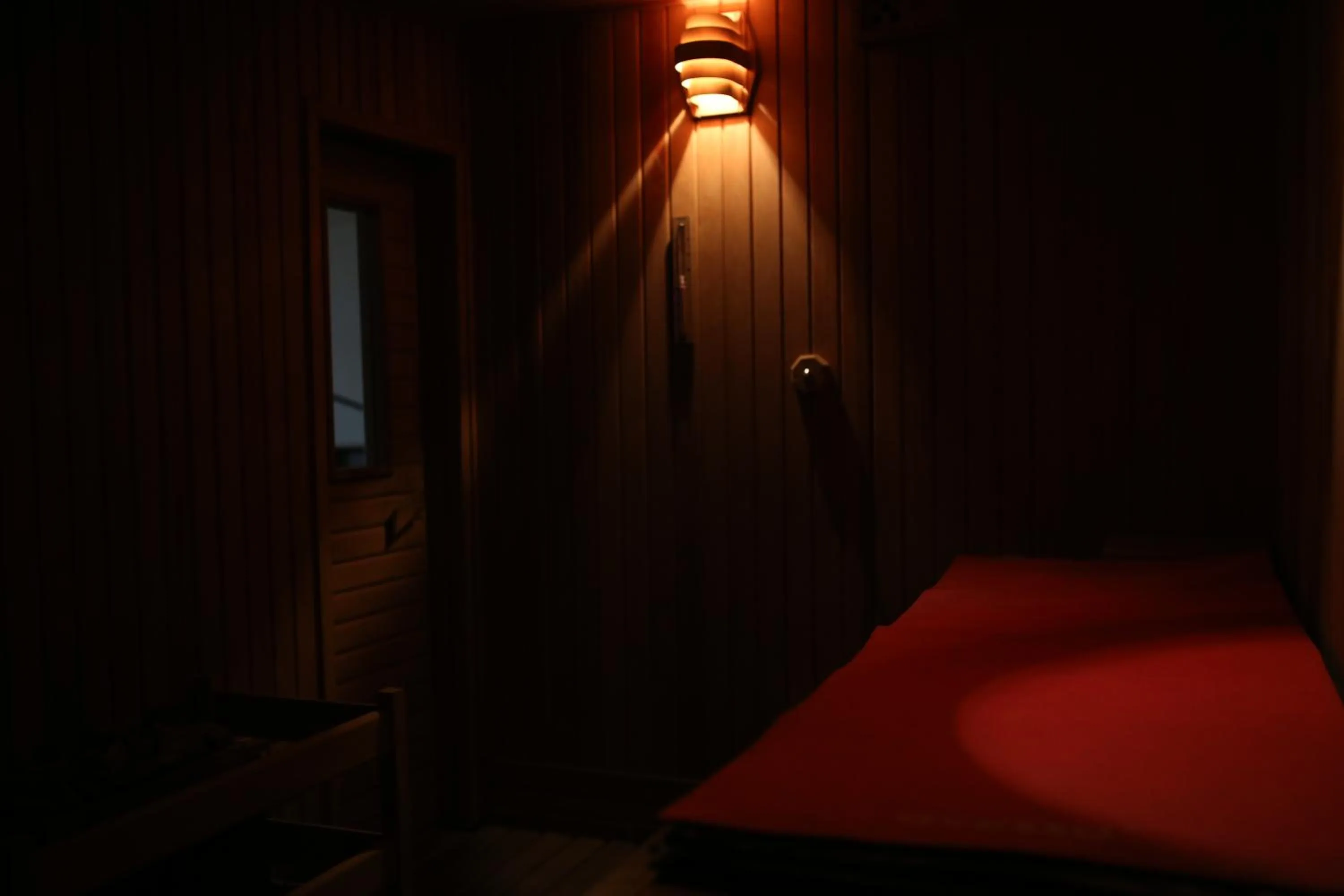 Sauna, Bed in Hotel Eken Prestige