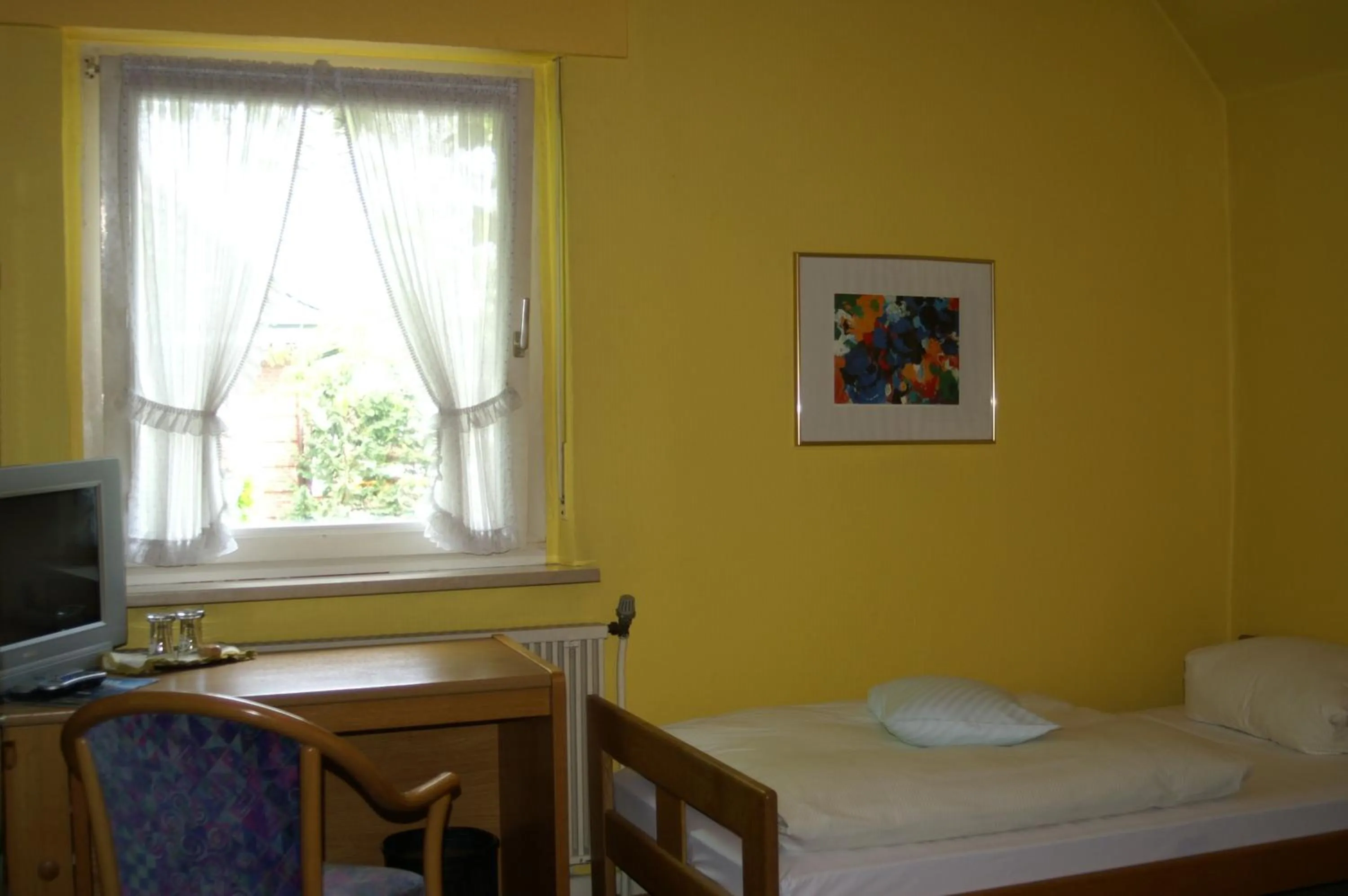 Decorative detail, Bed in Hotel Borcharding Rheine Mesum