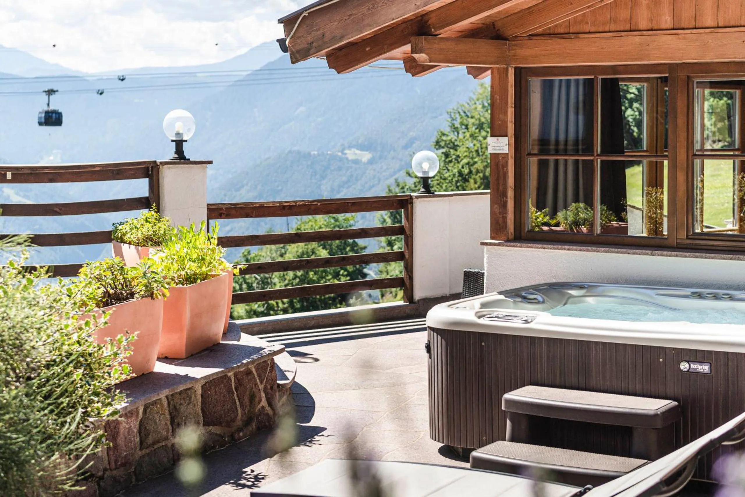 Balcony/Terrace in Chalet Grumer Suites&Spa