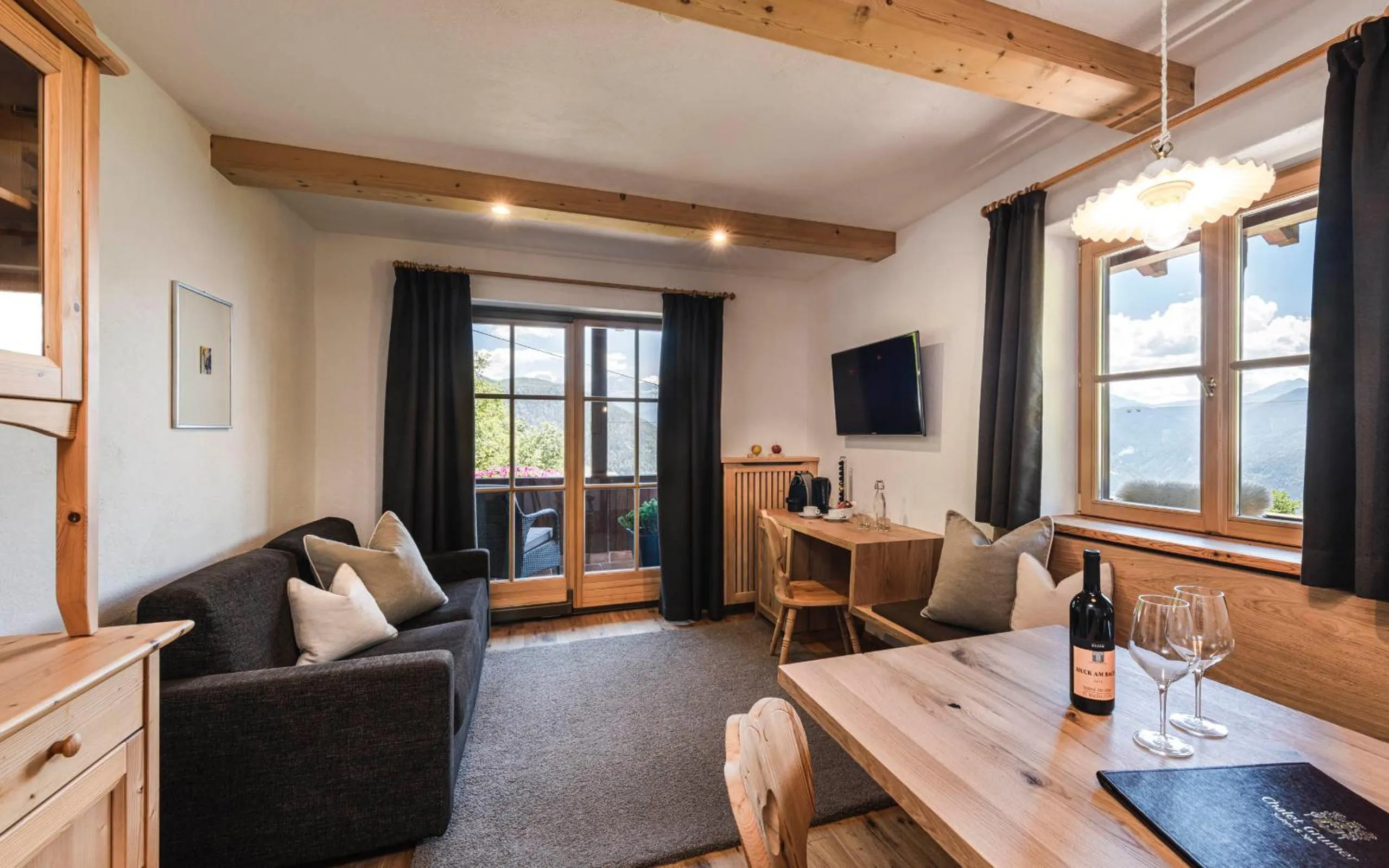 Living room in Chalet Grumer Suites&Spa