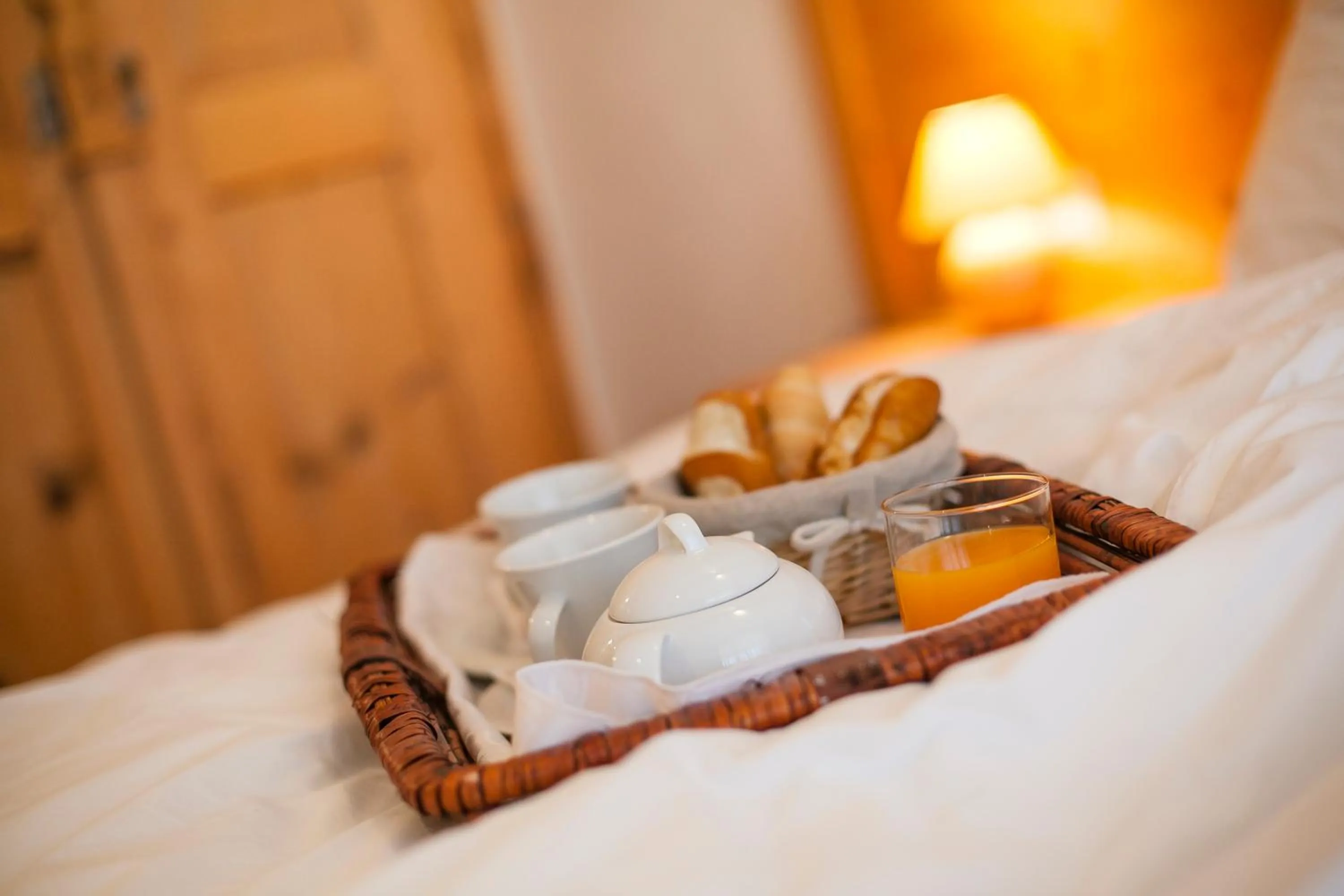 Decorative detail, Bed in Chalet Grumer Suites&Spa