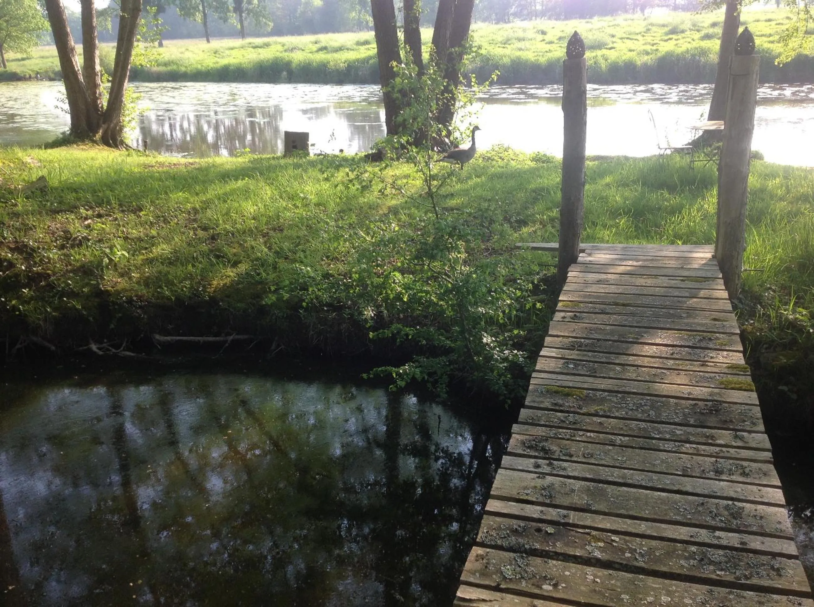 River view in Au Pont Ricoul
