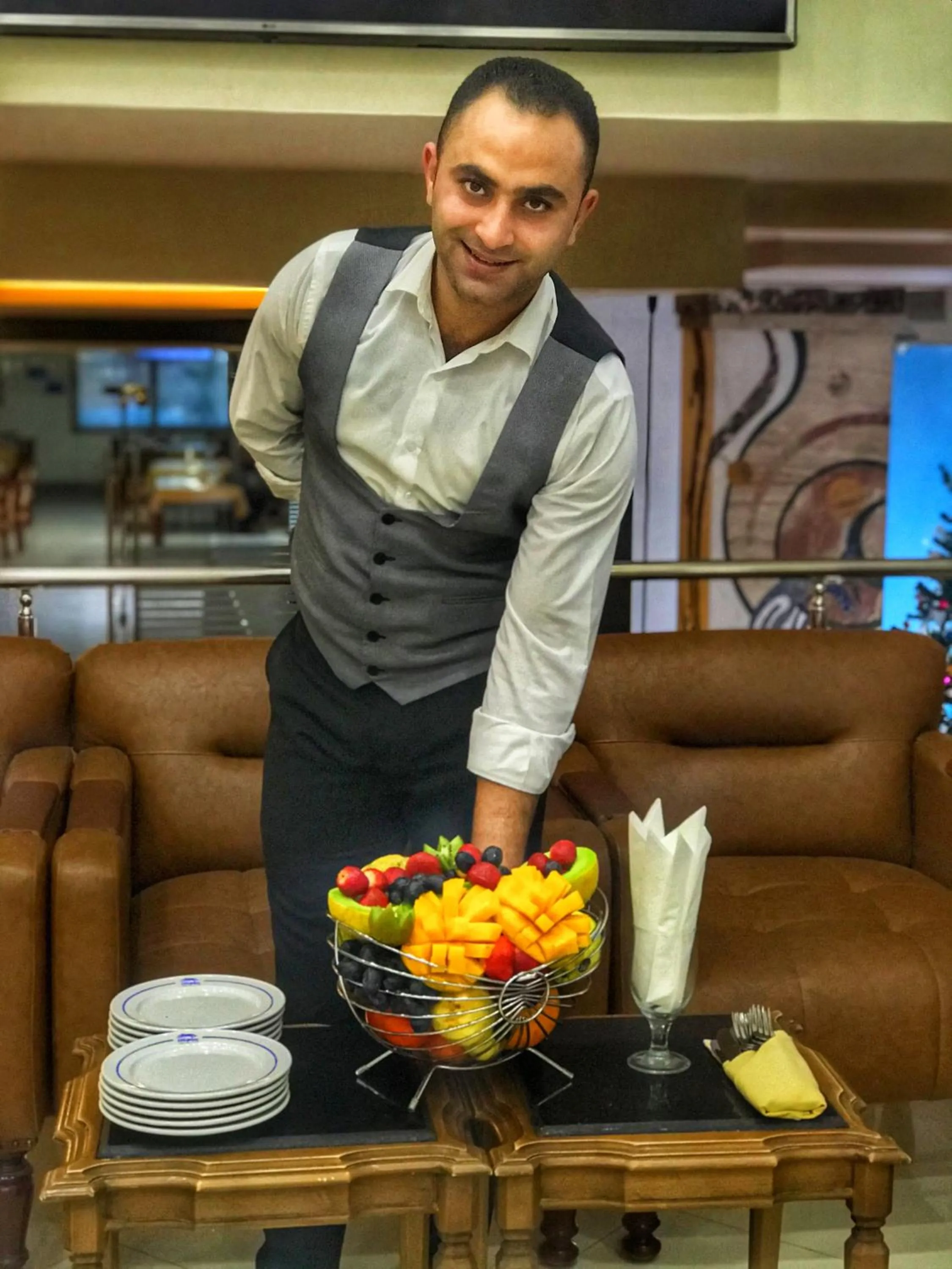 Staff in Dolphin Ras El-Bar Hotel