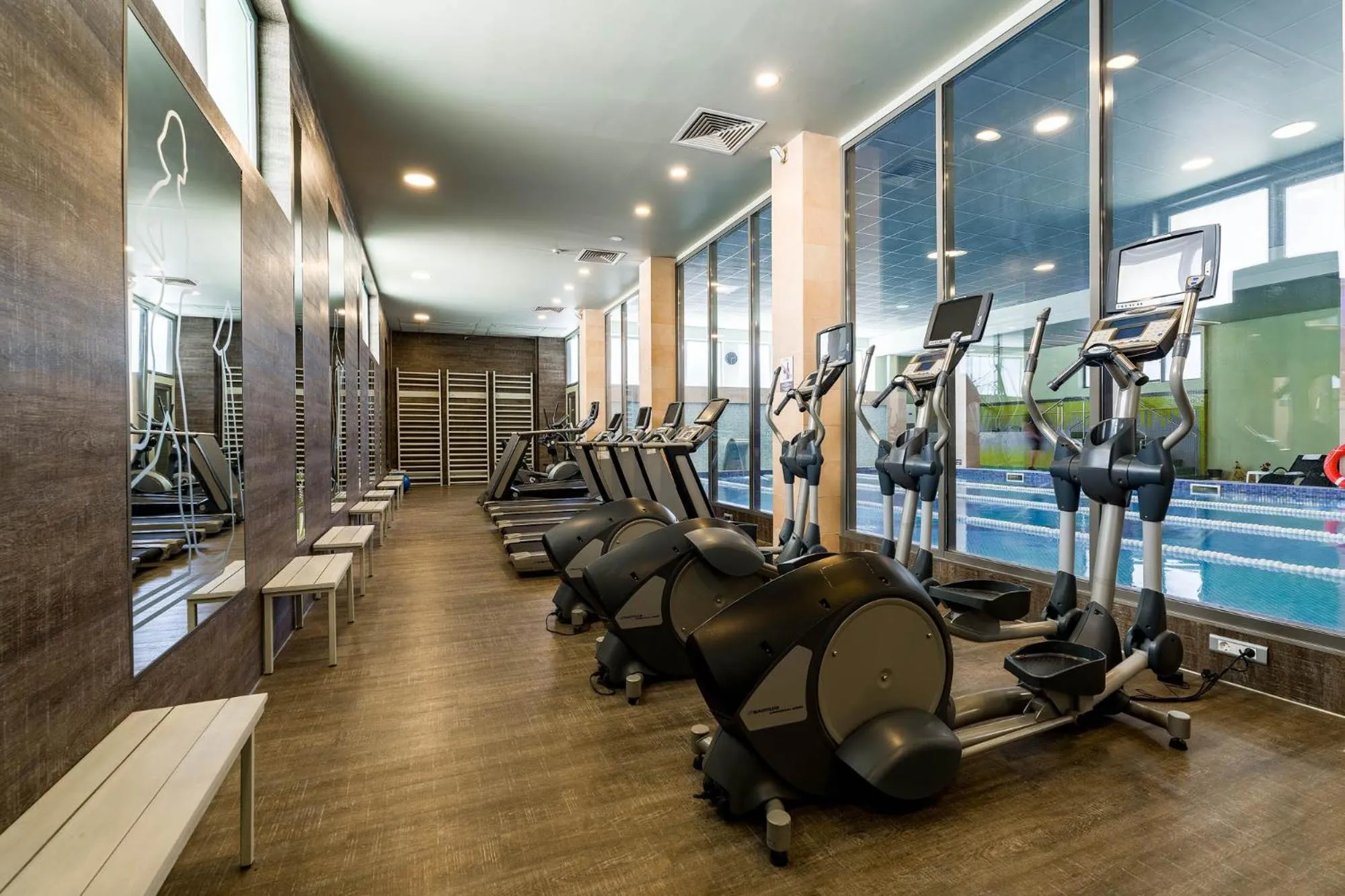 Fitness centre/facilities in RIN Airport Hotel