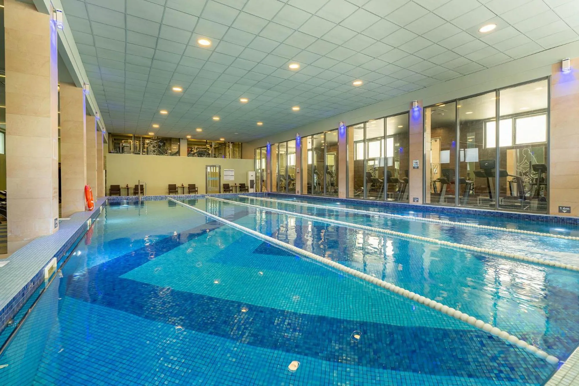 Pool view in RIN Airport Hotel