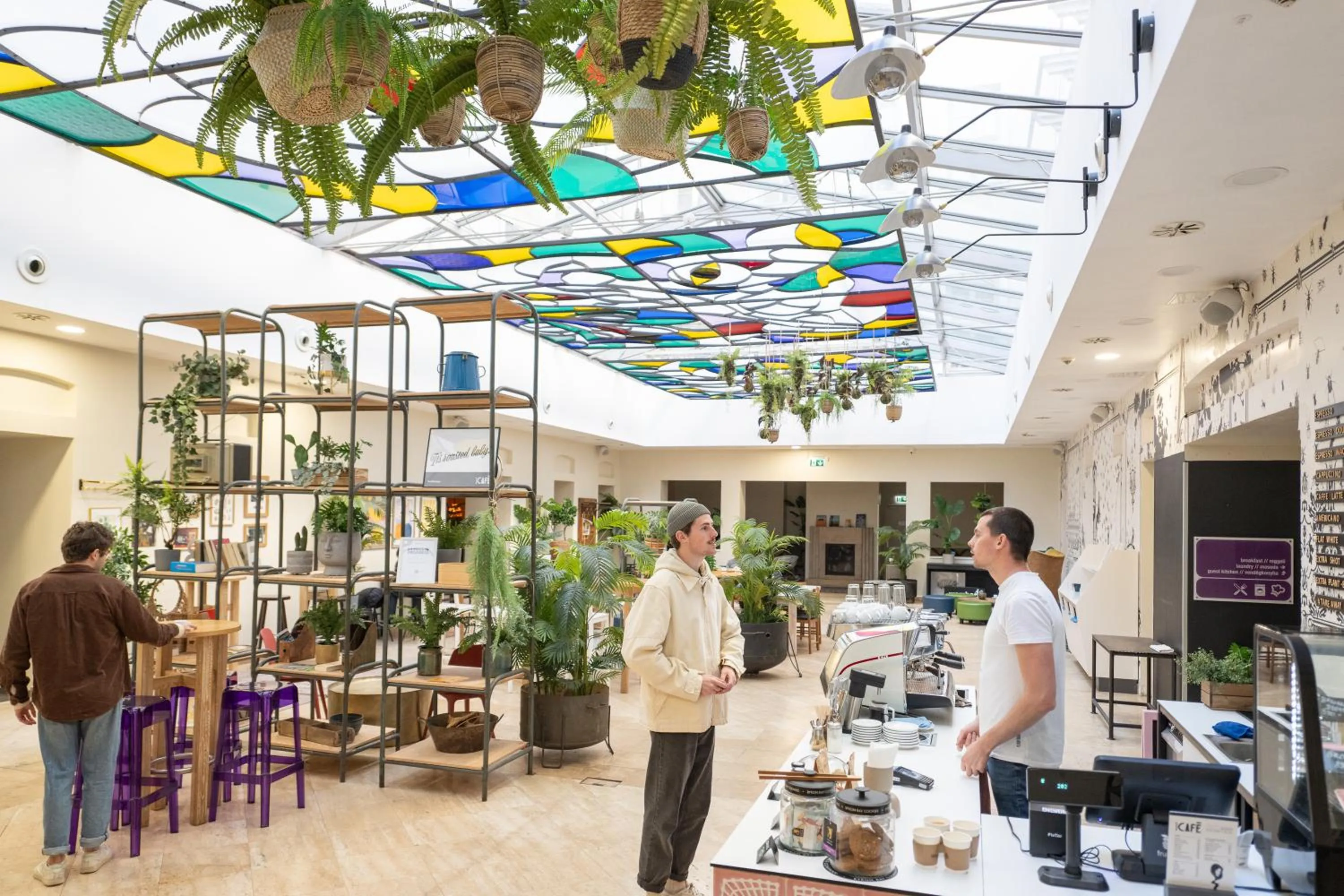 People in Wombat's City Hostel Budapest