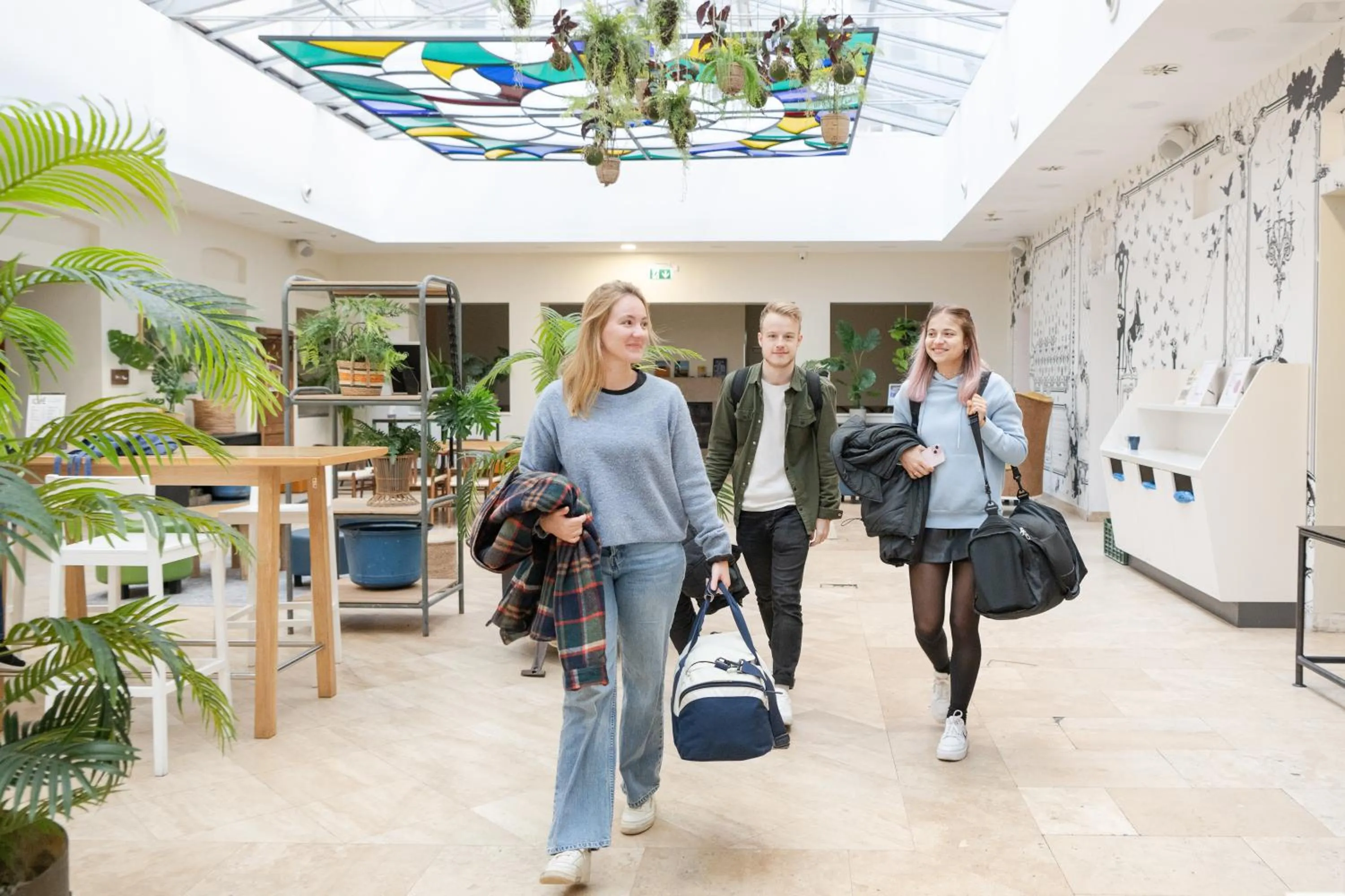 People in Wombat's City Hostel Budapest