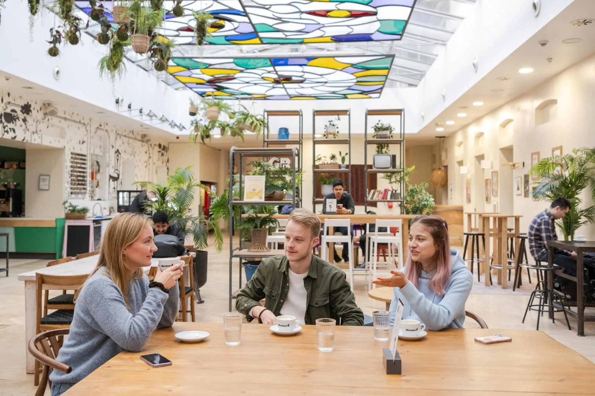 People in Wombat's City Hostel Budapest