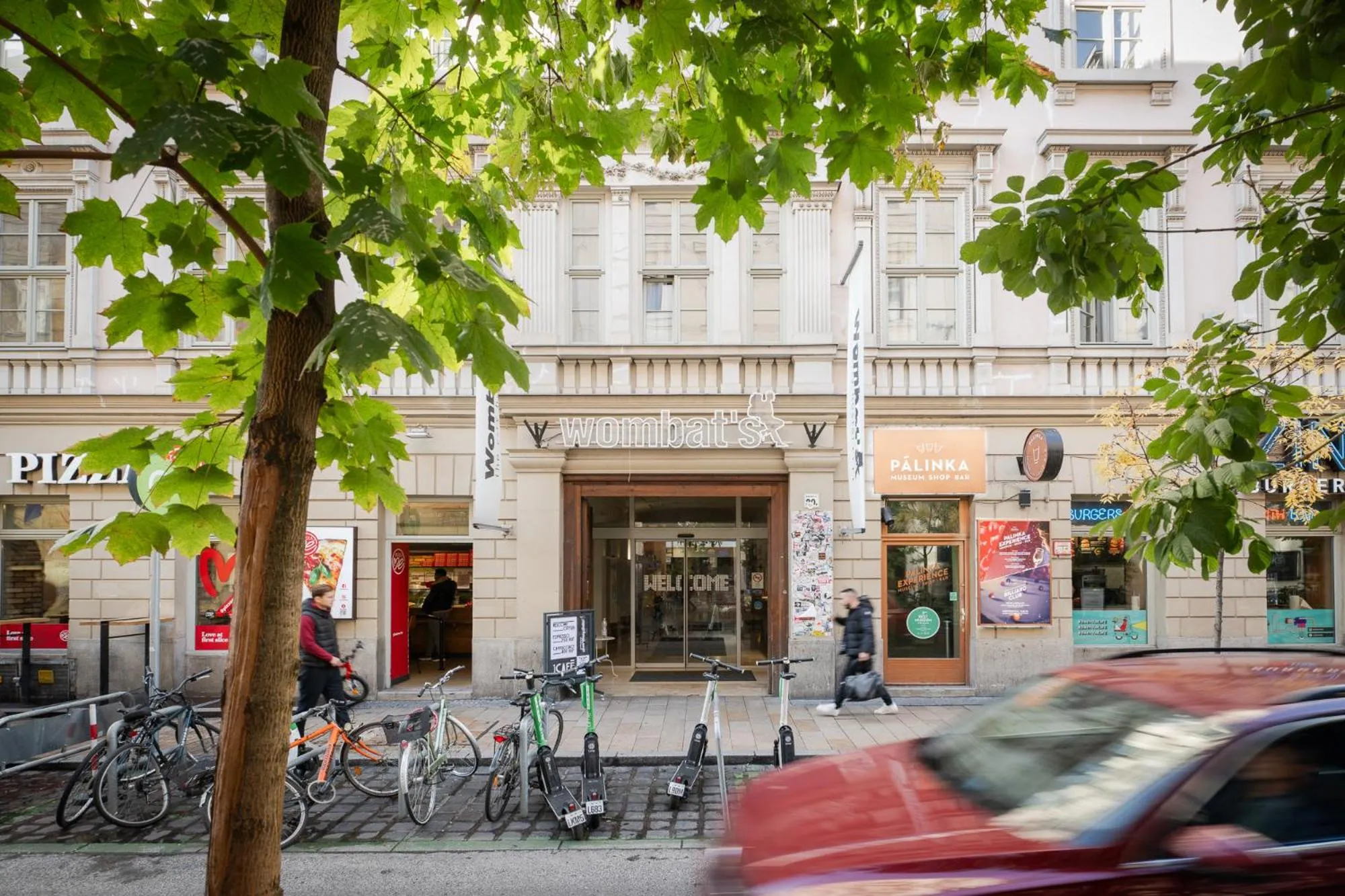 Property building in Wombat's City Hostel Budapest