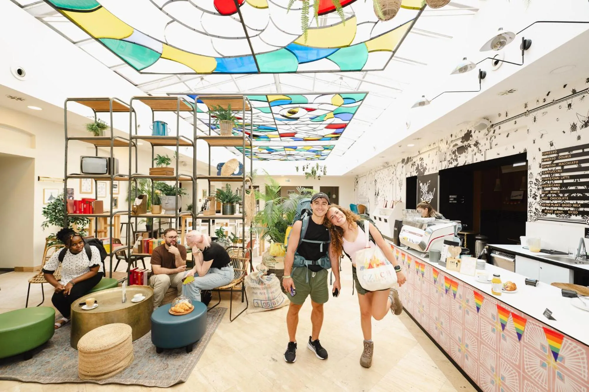 People in Wombat's City Hostel Budapest