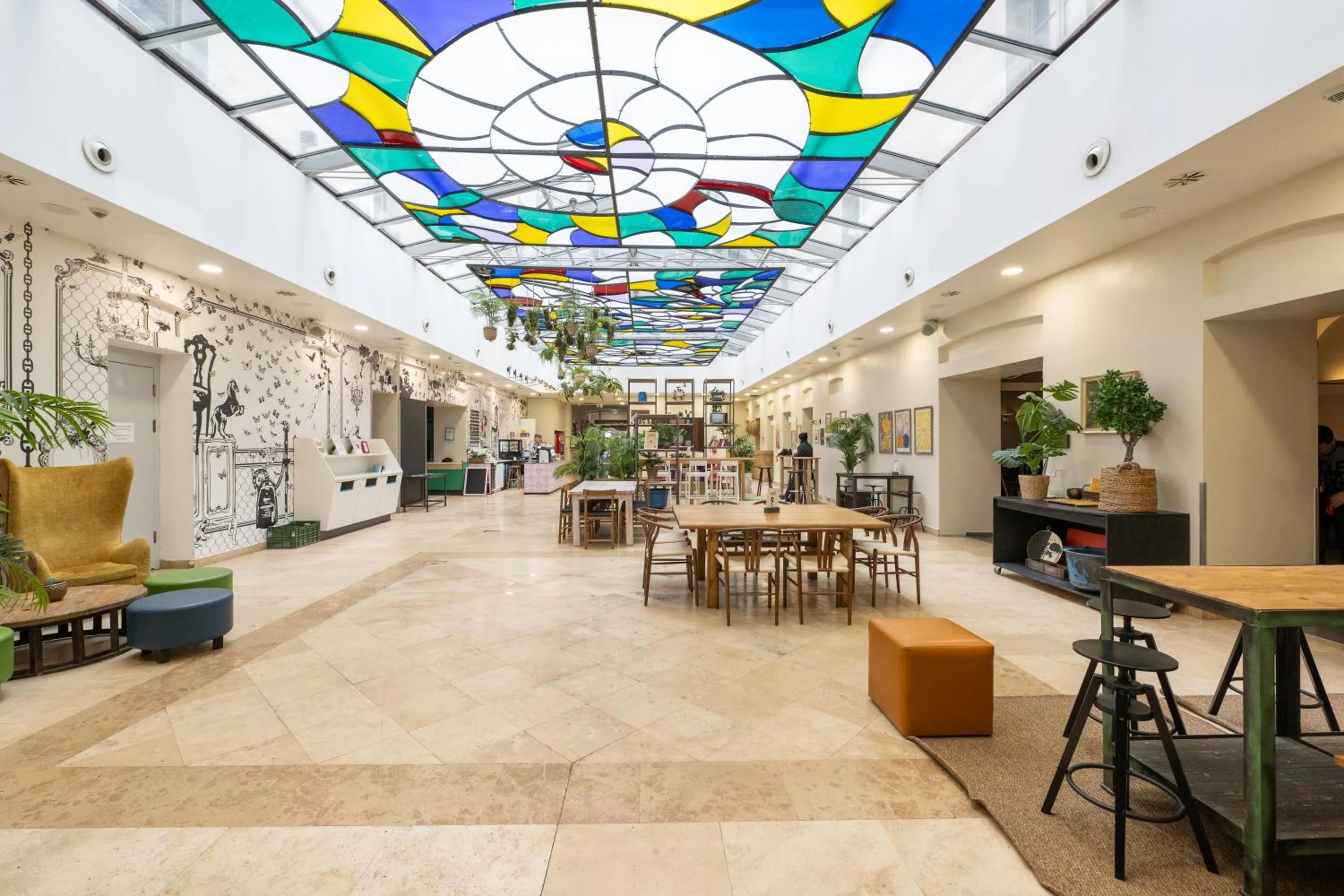 Lobby or reception in Wombat's City Hostel Budapest