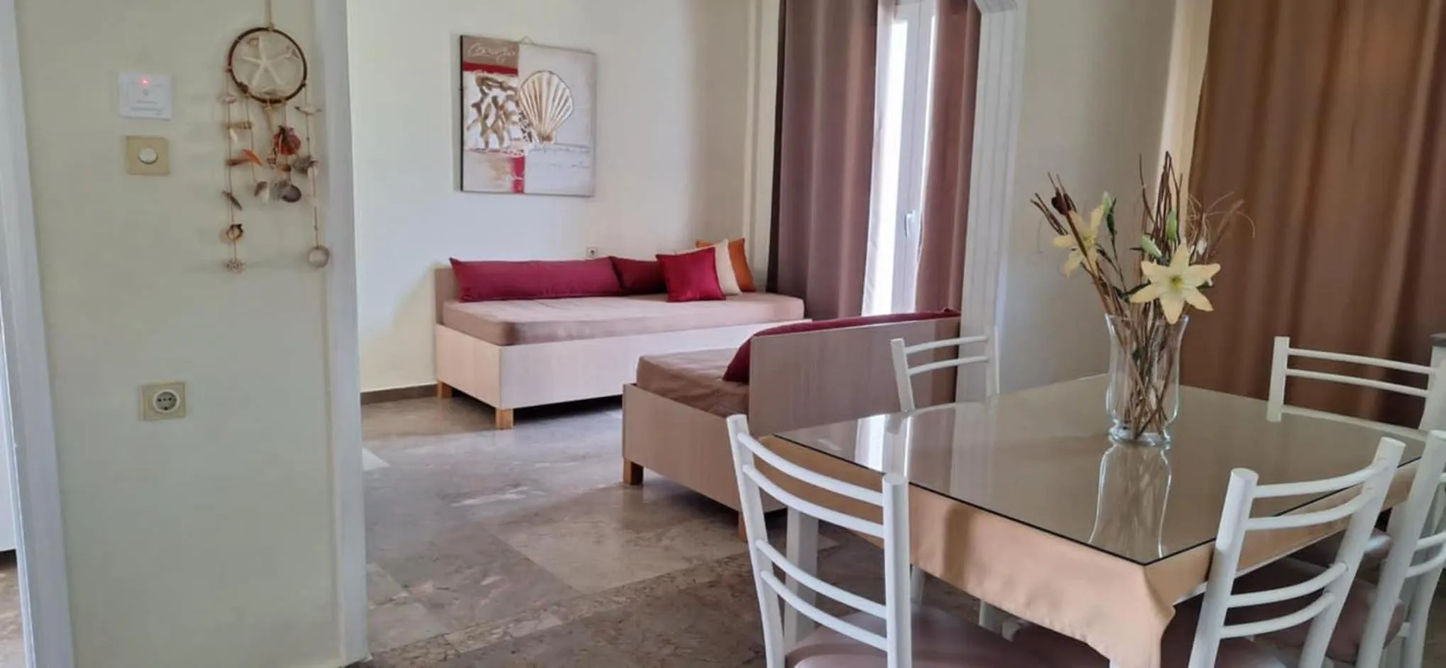 Bed in Nicolas Studios & Apartments