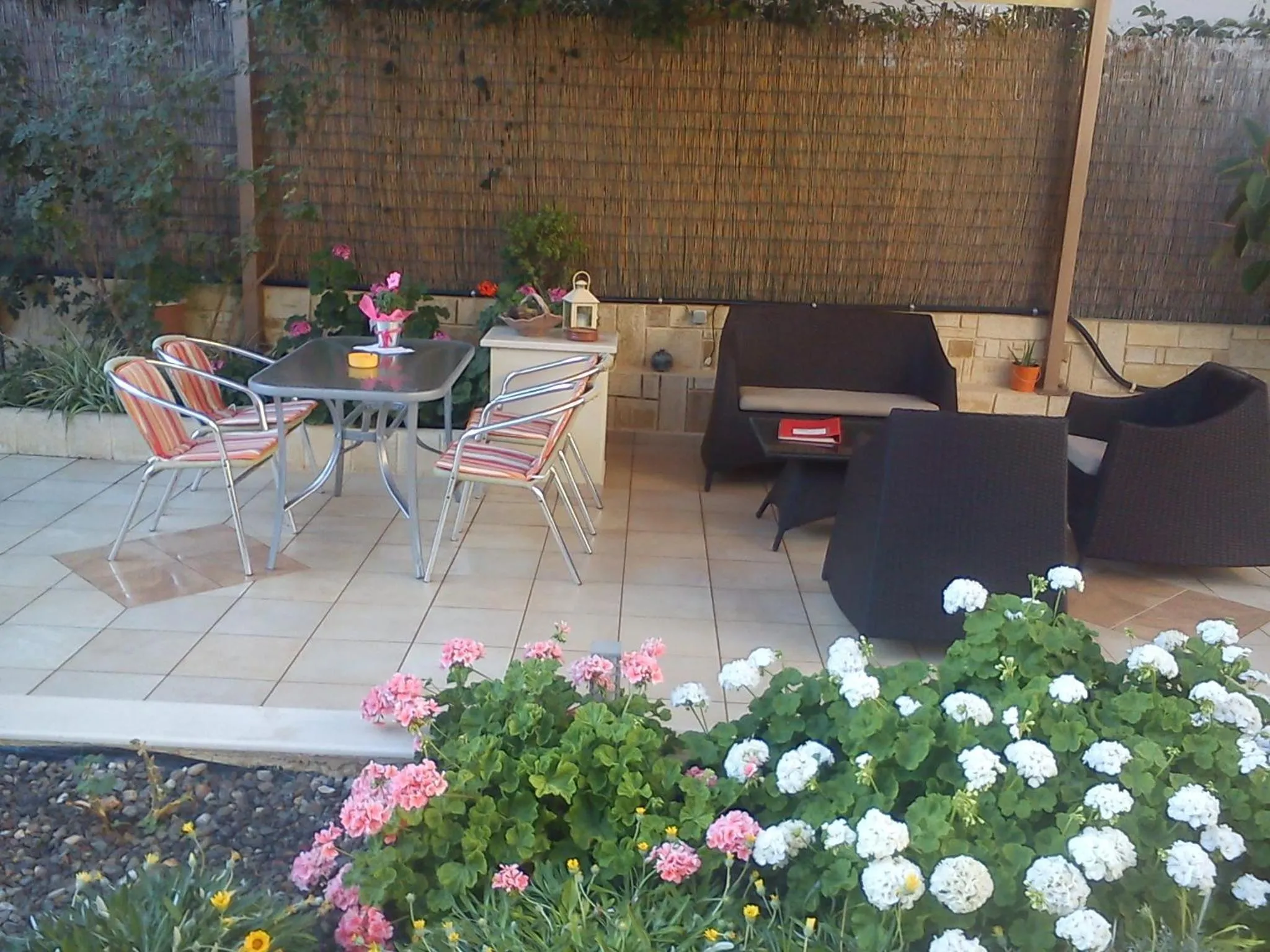 Seating area in Nicolas Studios & Apartments