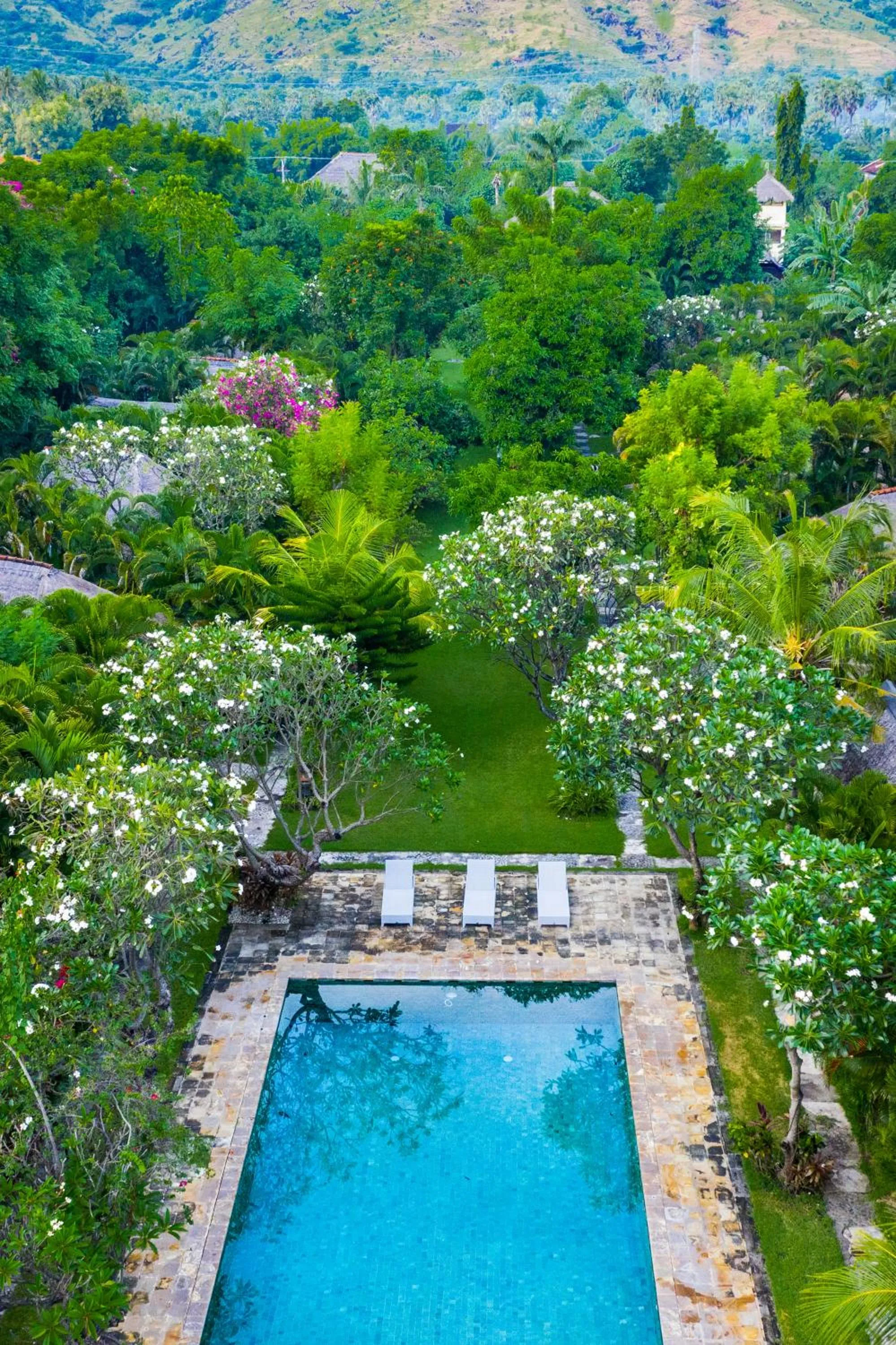 Pool view in Taman Selini Wahana Beach Resort