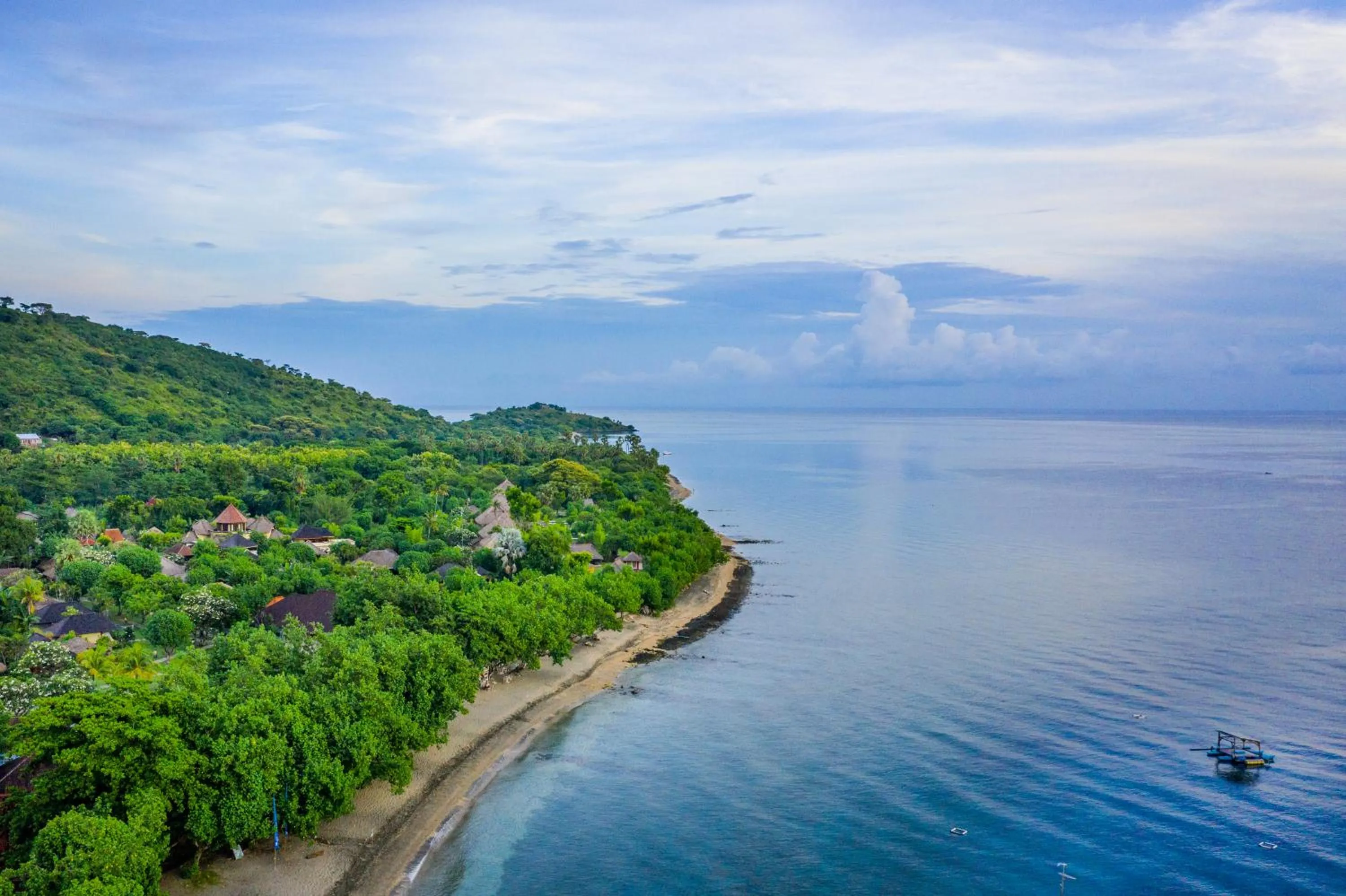 Natural landscape in Taman Selini Wahana Beach Resort