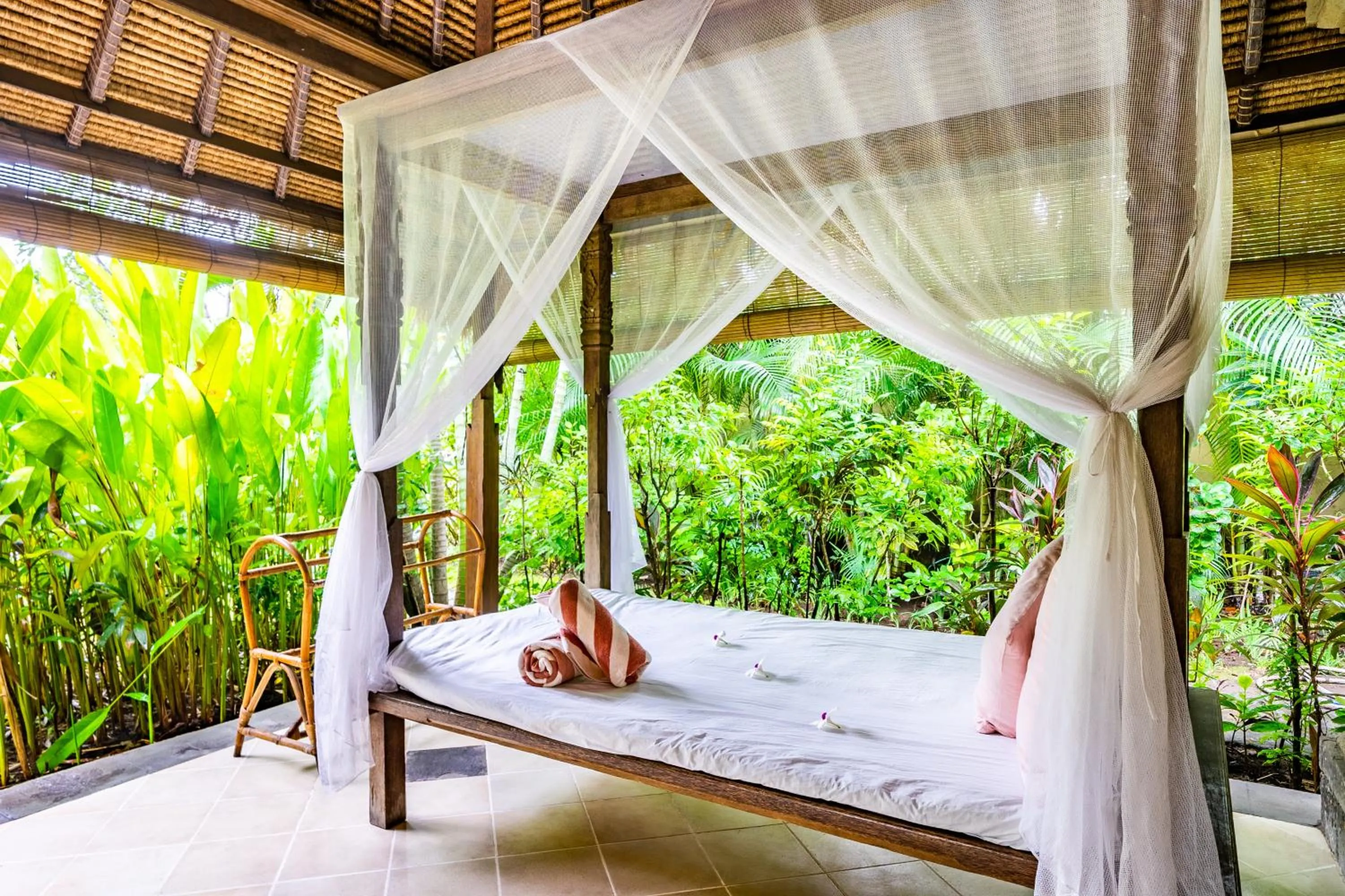 Bed in Taman Selini Wahana Beach Resort