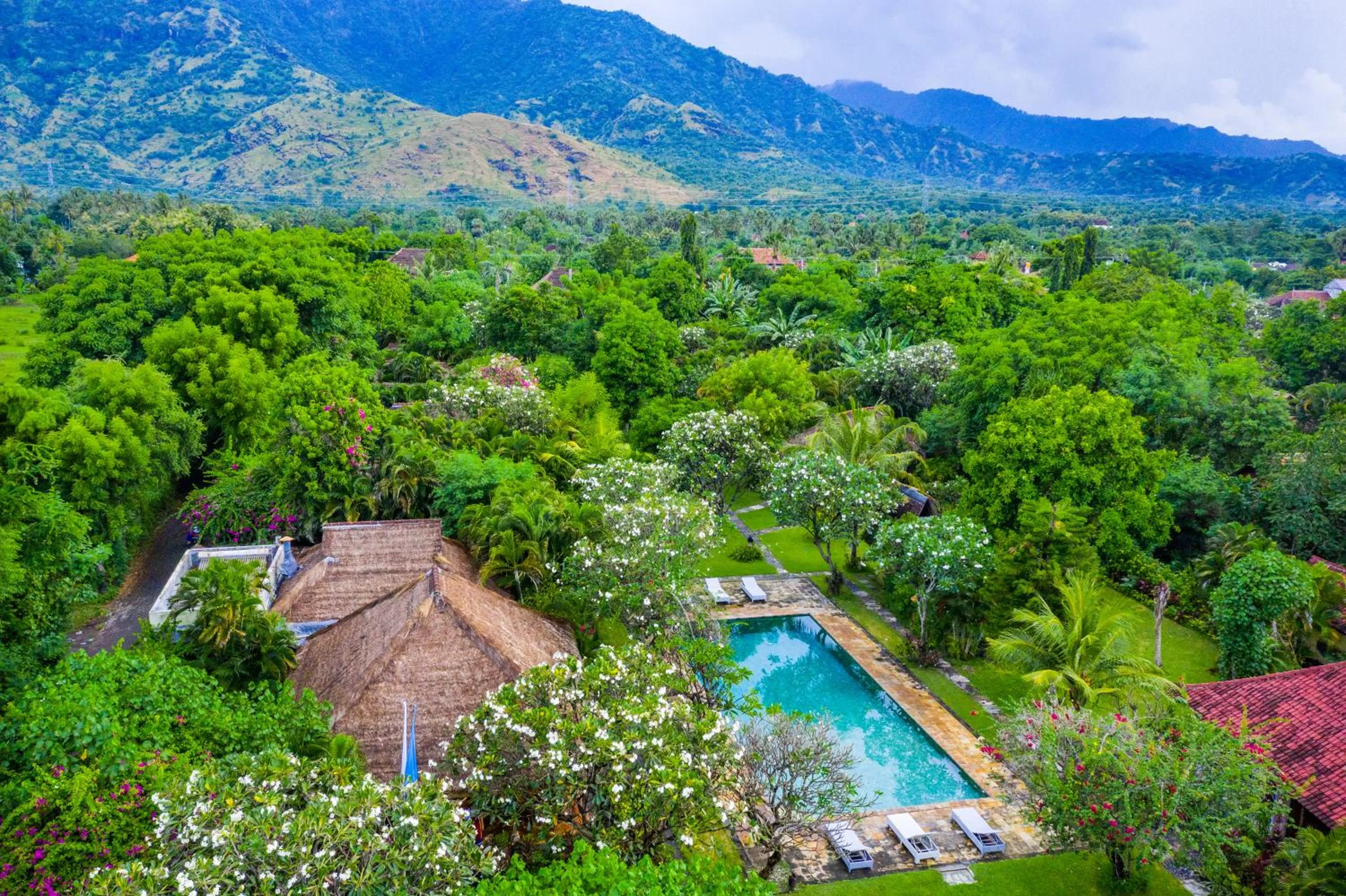 Pool view in Taman Selini Wahana Beach Resort