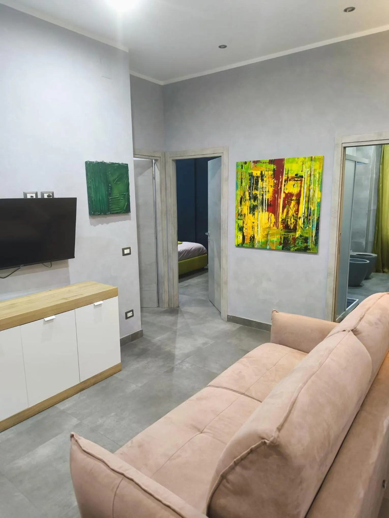 Living room in Gians B&B