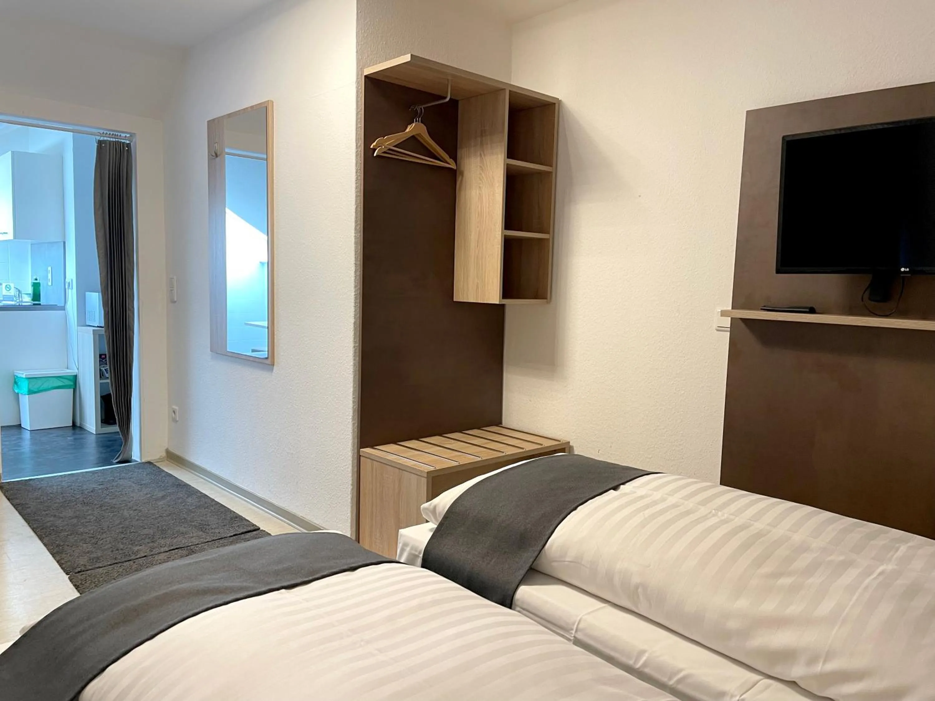 Bed in Hana Aparthotel