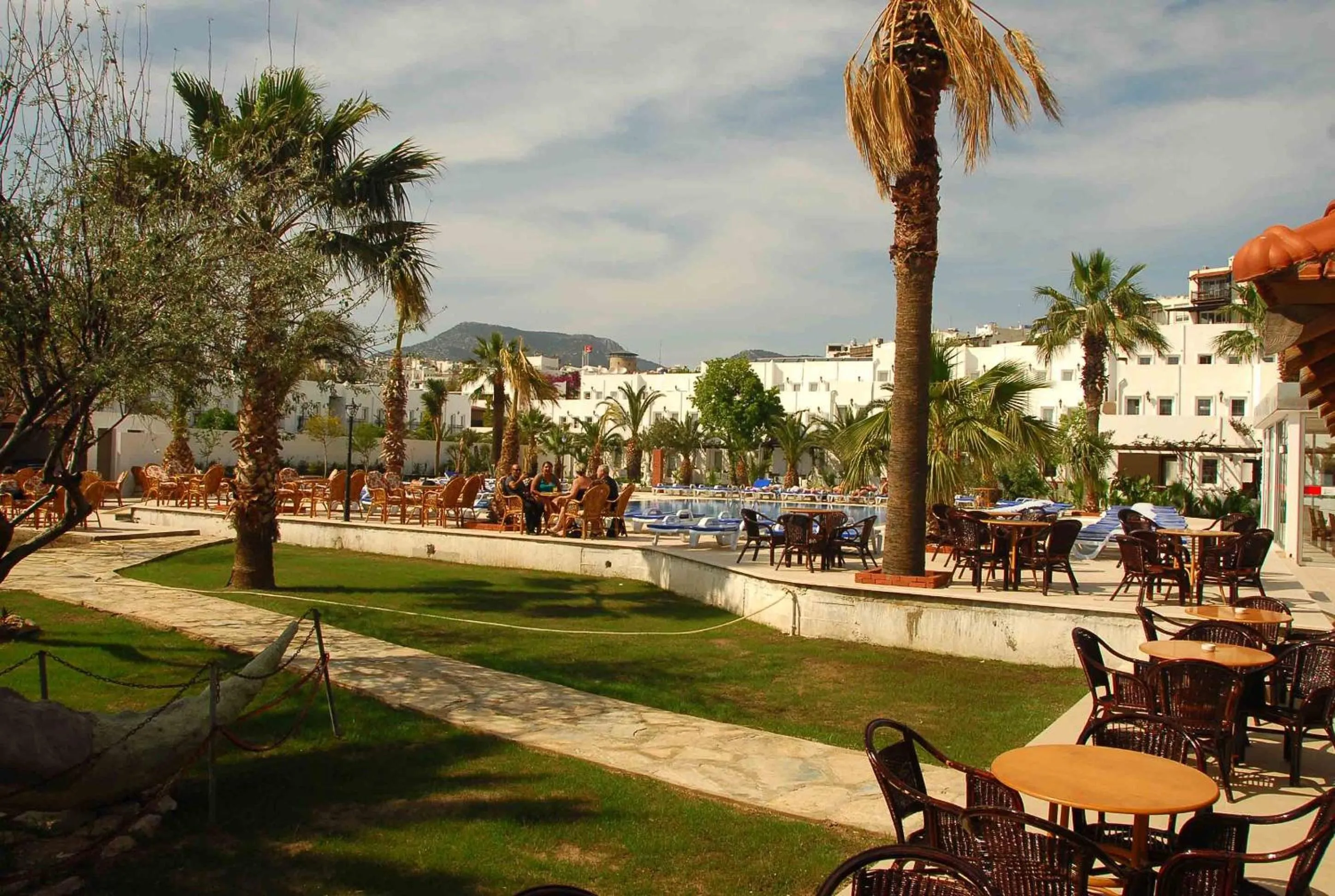Patio in Nagi Beach Hotel