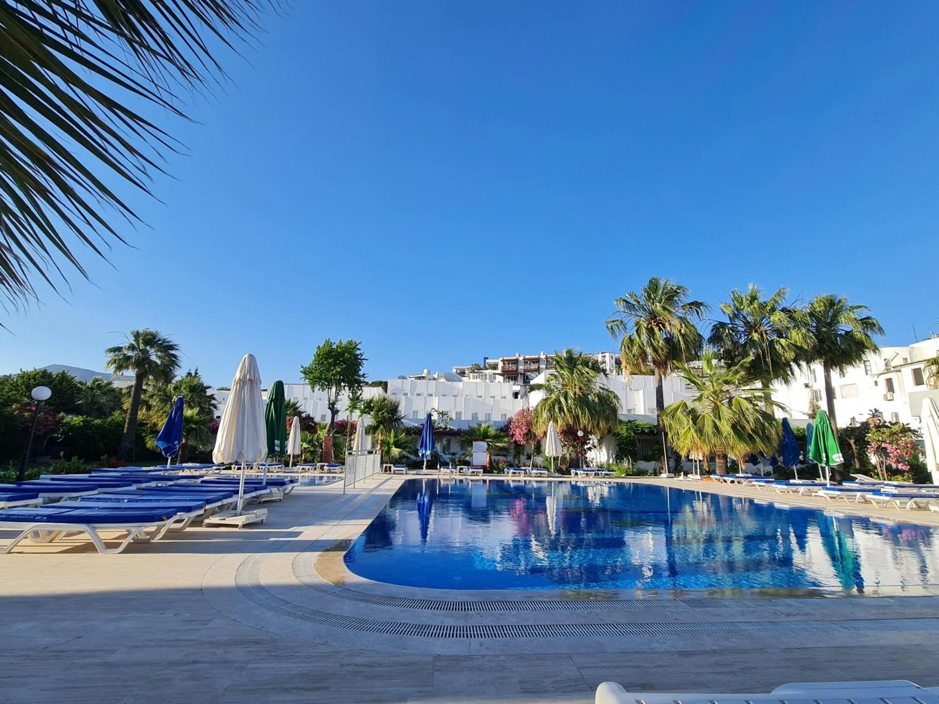 Pool view in Nagi Beach Hotel