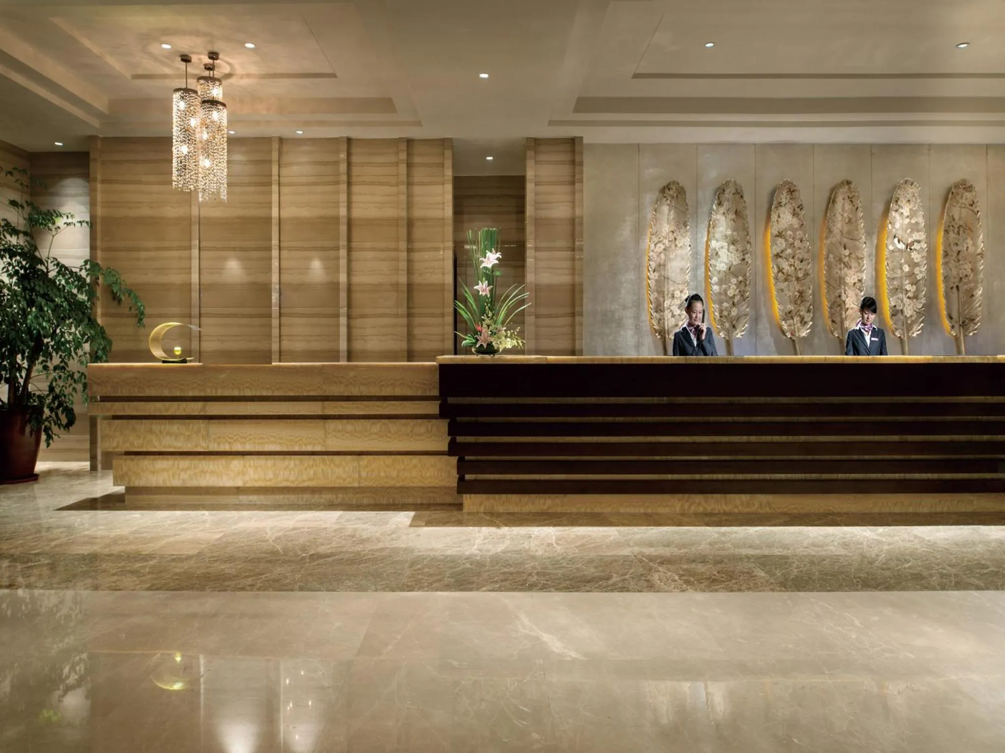 Lobby or reception in Crowne Plaza Hefei by IHG
