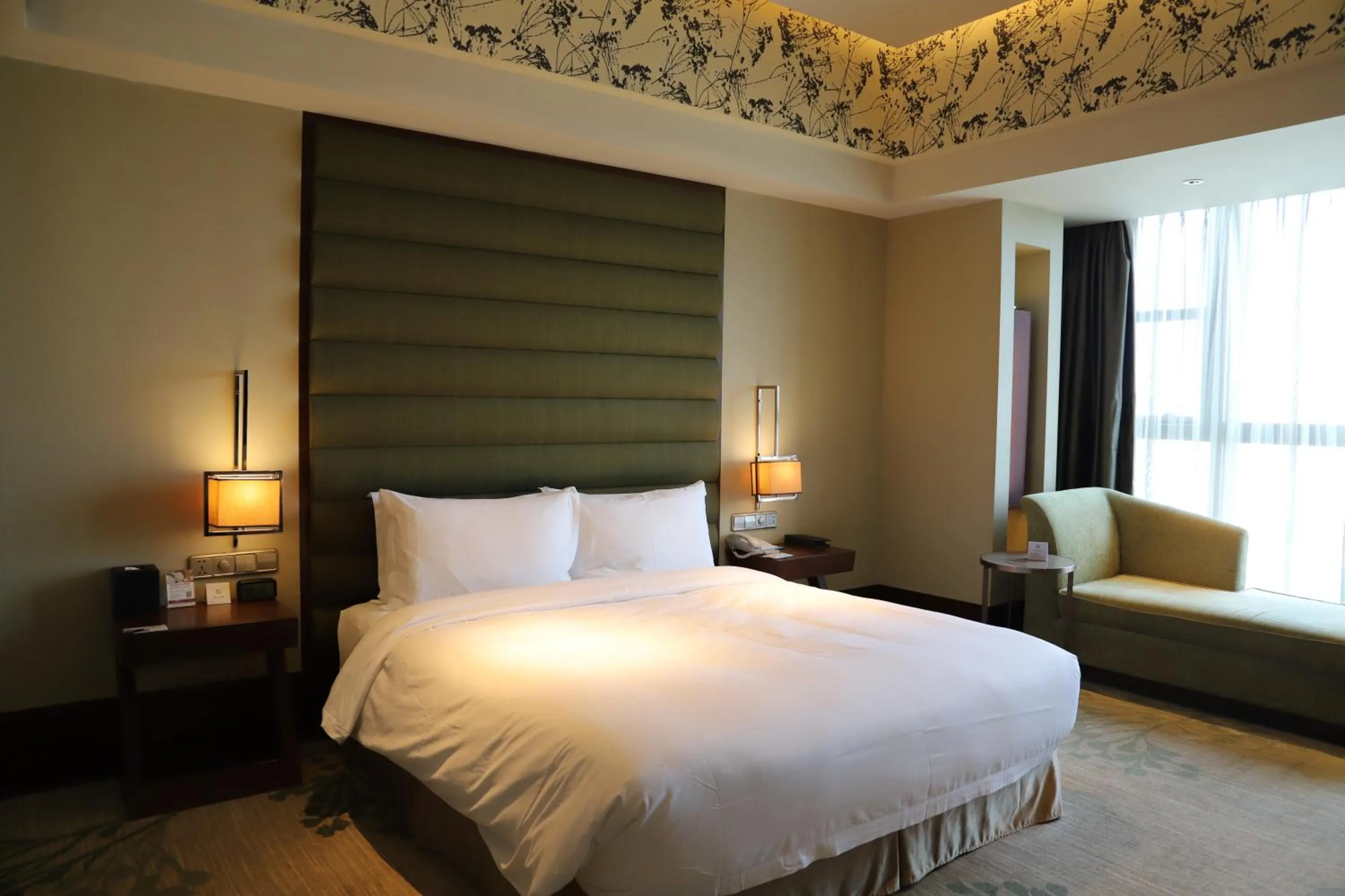 Landmark view, Bed in Crowne Plaza Hefei by IHG