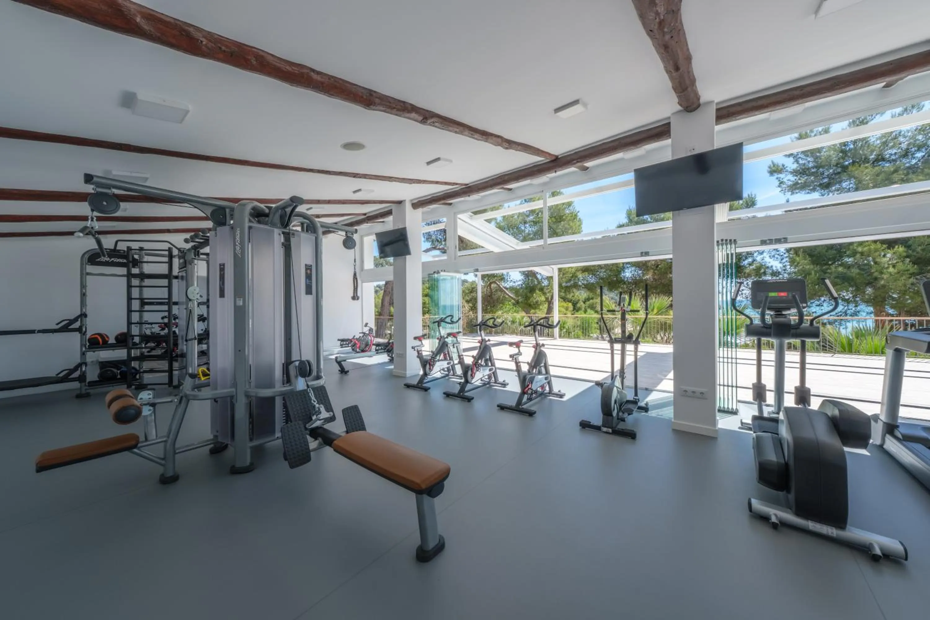 Fitness centre/facilities in Camping Estival Torre de la Mora