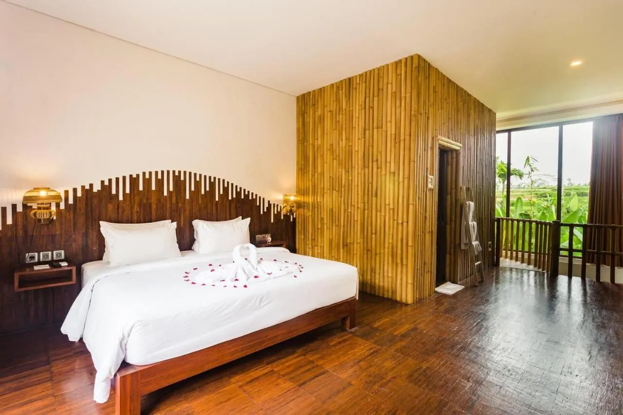 Bed in Karang Lila Bhuana Ubud