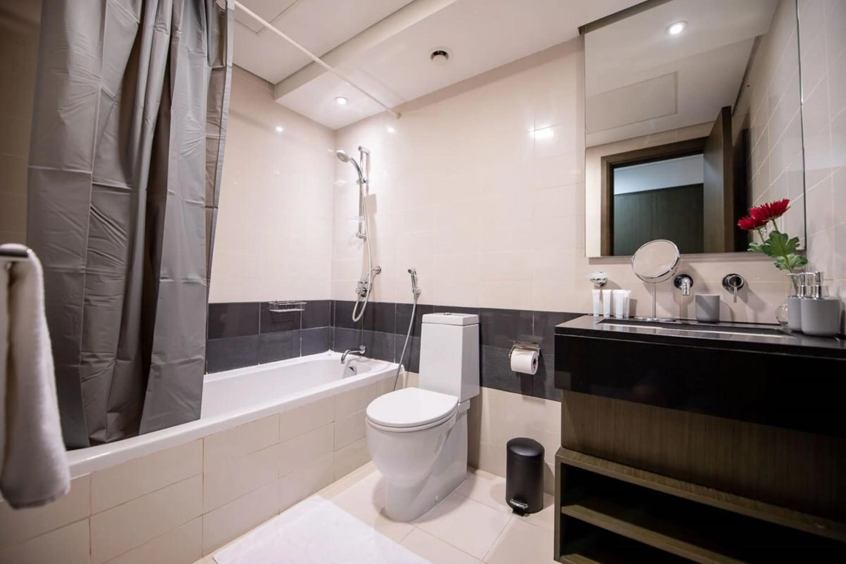 Bathroom in OSKENA Vacation Homes -The Lofts Boulevard Downtown